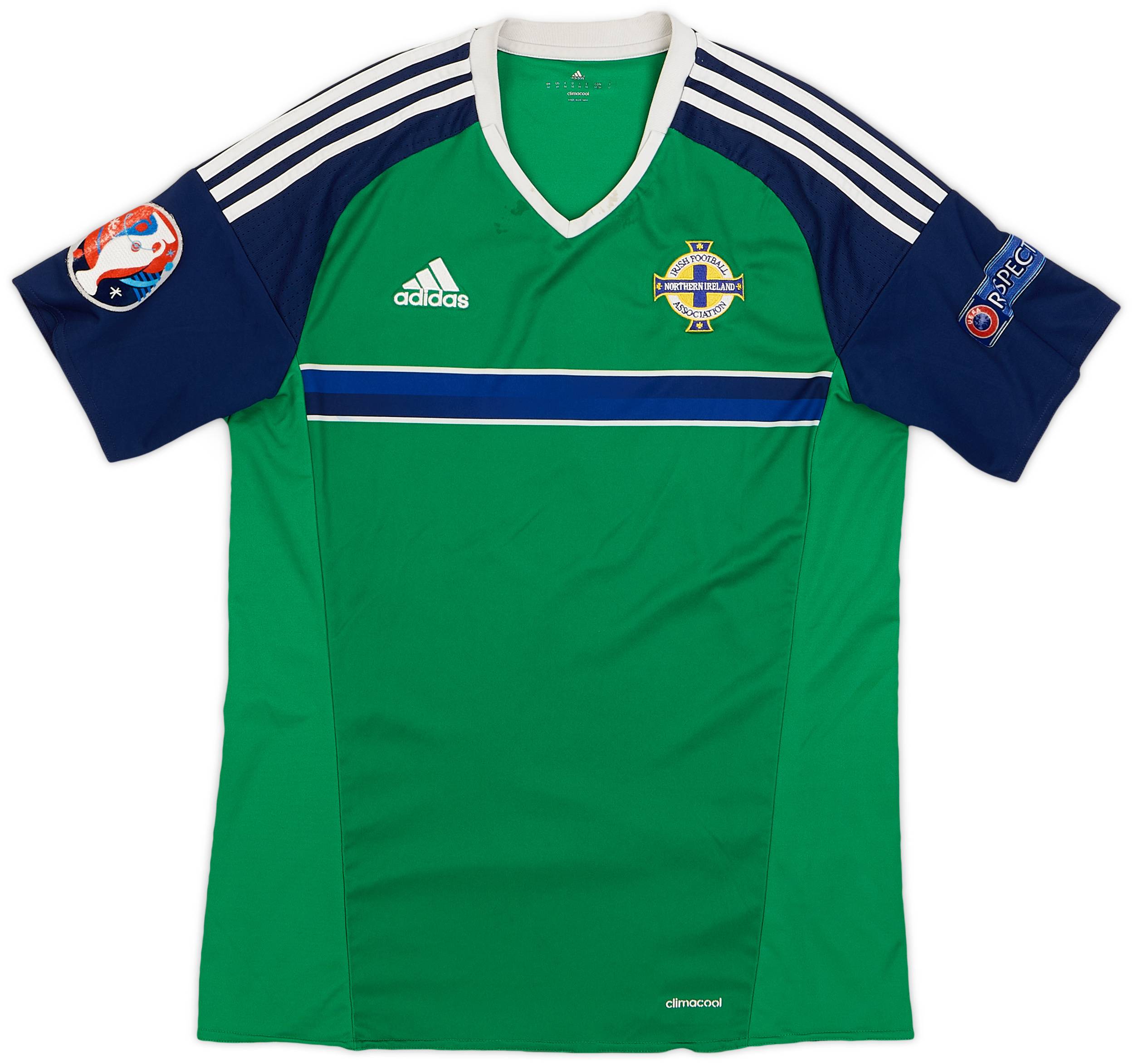 2016 17 Northern Ireland Home Shirt 6 10 M