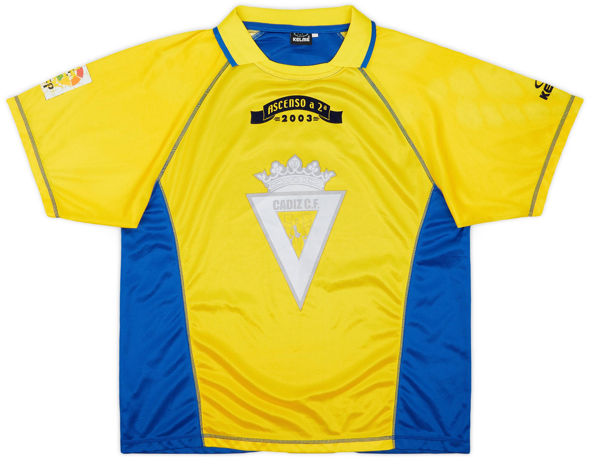 2003 Cadiz Kelme 'Ascenso a 2a' Leisure Shirt - 5/10 - (XL)