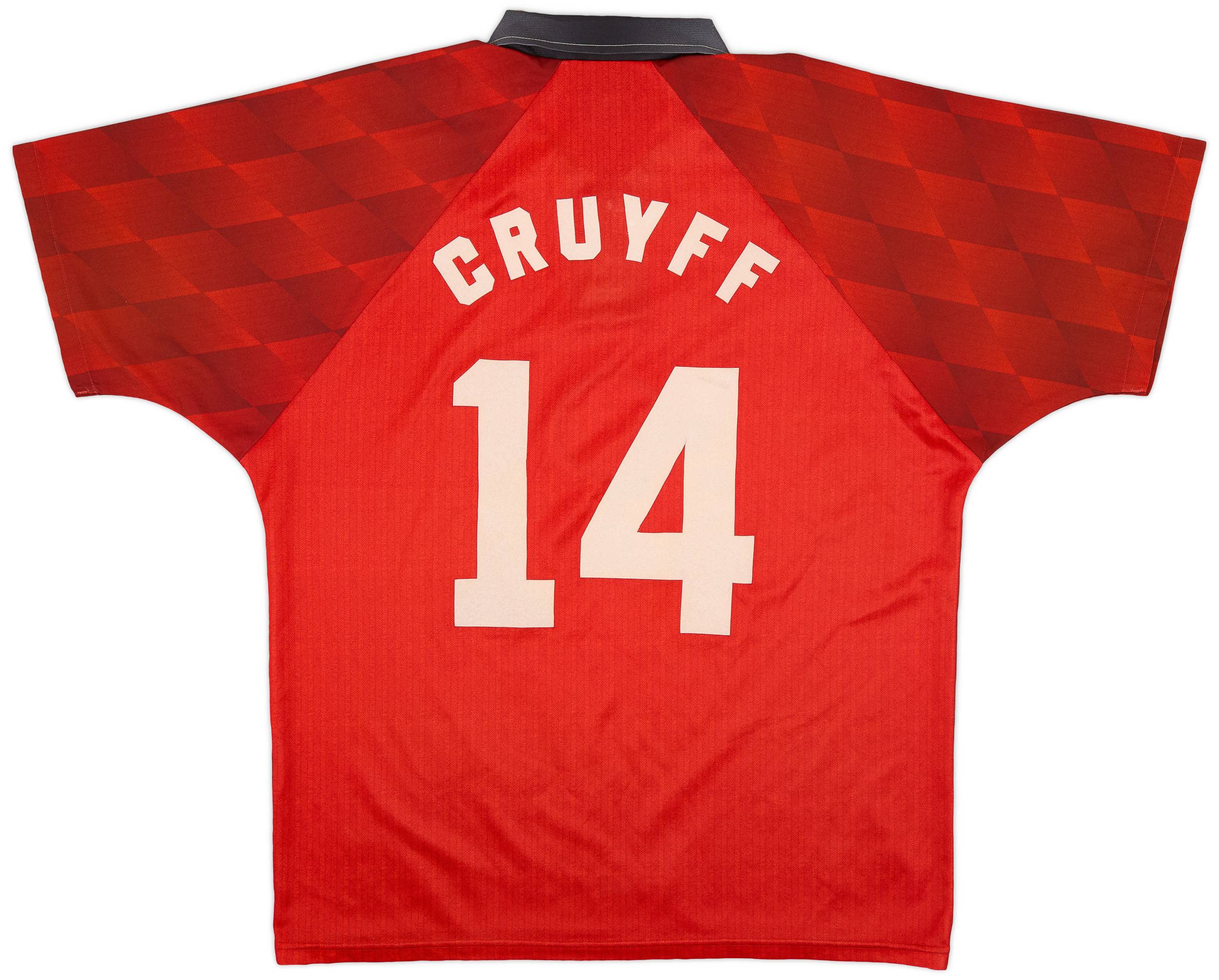 期間限定特別価格 - #14 Cruyff Shirt Home United Manchester 1996-98 8/10 (L) - ウェア