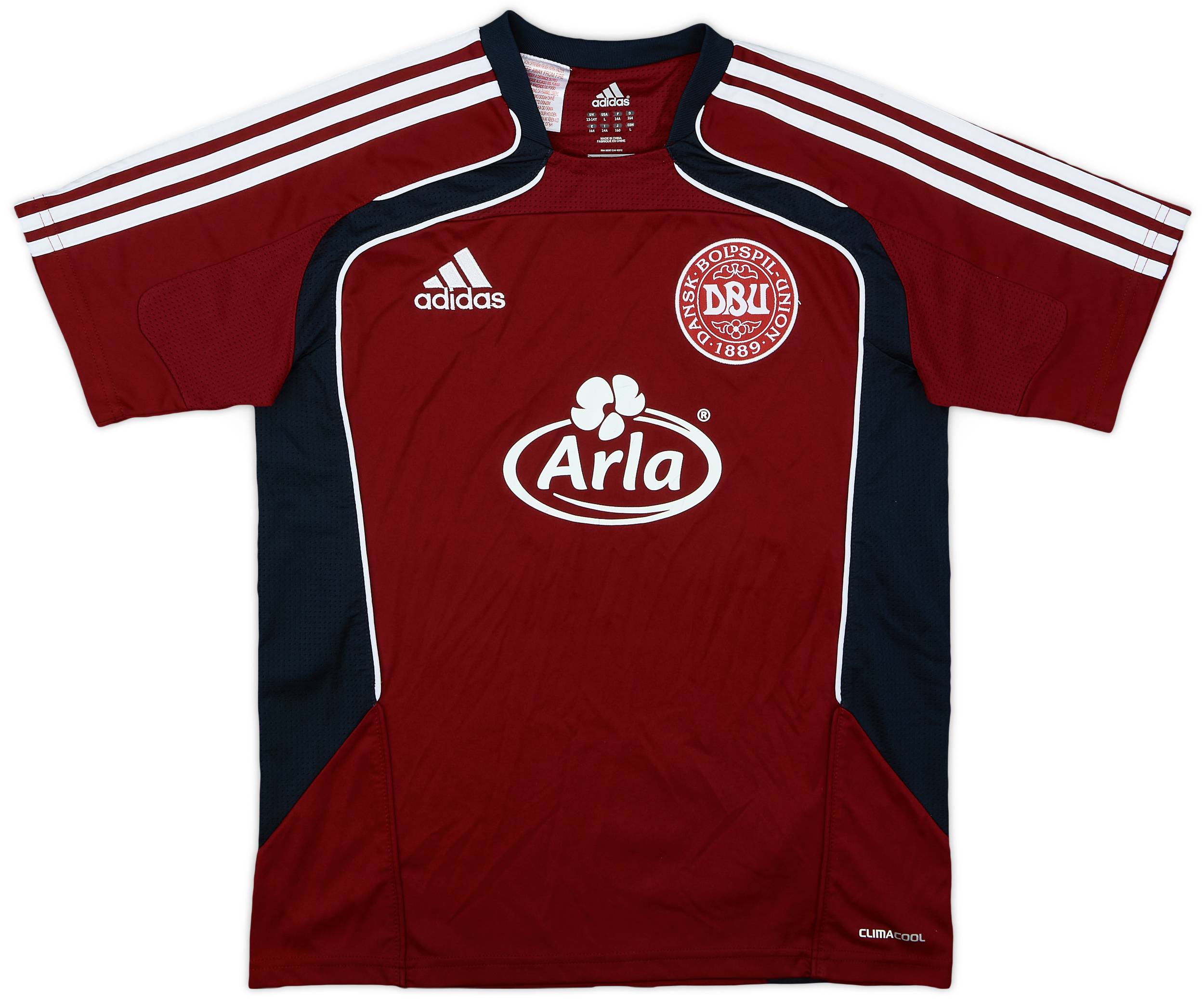 2010-11 Denmark adidas 'Fodboldskole' Training Shirt - 6/10 - (L.Boys)