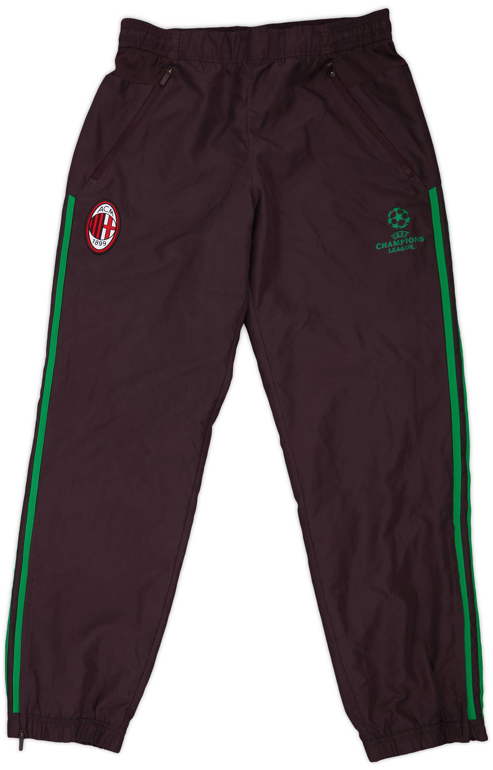 2013-14 AC Milan adidas CL Track Pants/Bottoms - 8/10 - (M/L)
