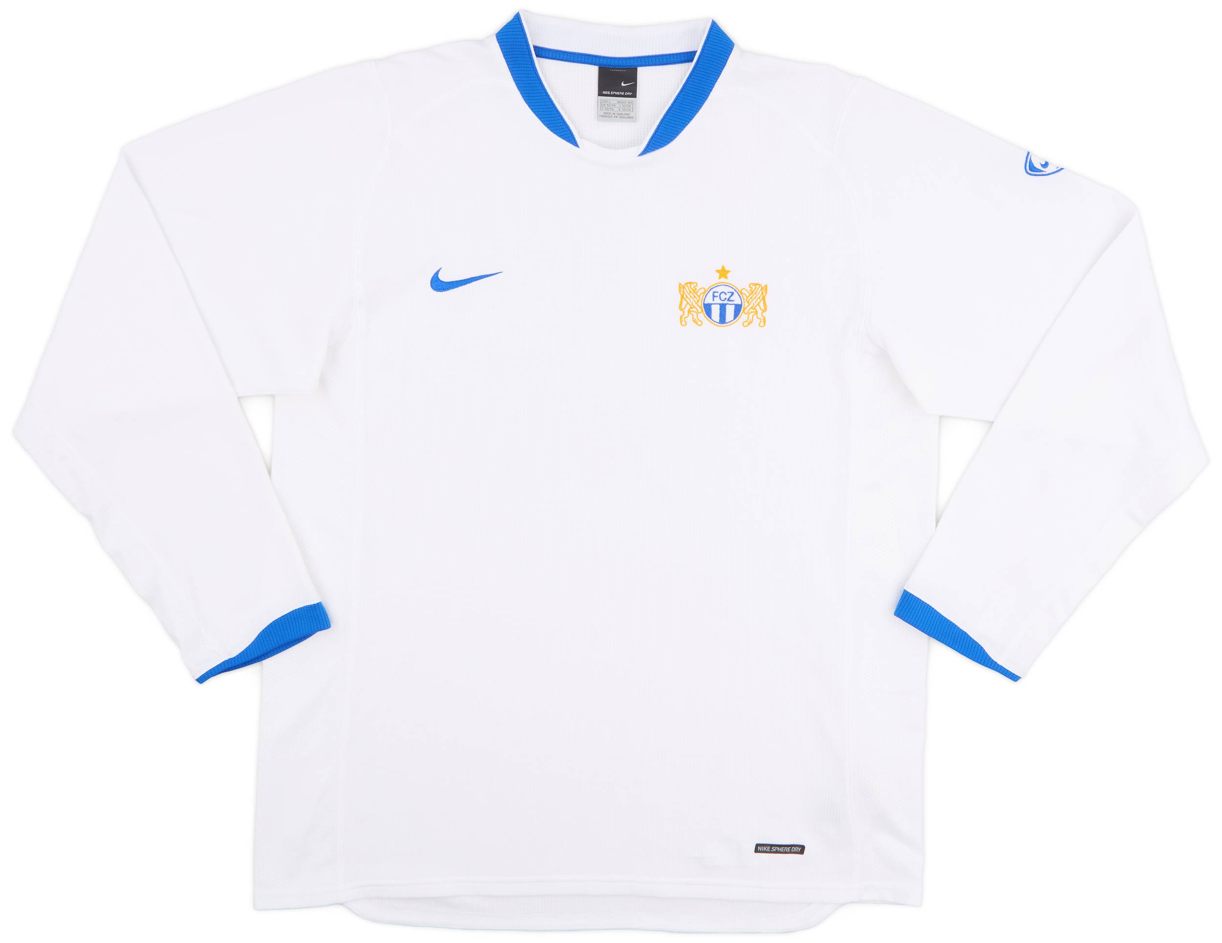 2006-07 FC Zurich Player Issue Home L/S Shirt - 8/10 - (L)