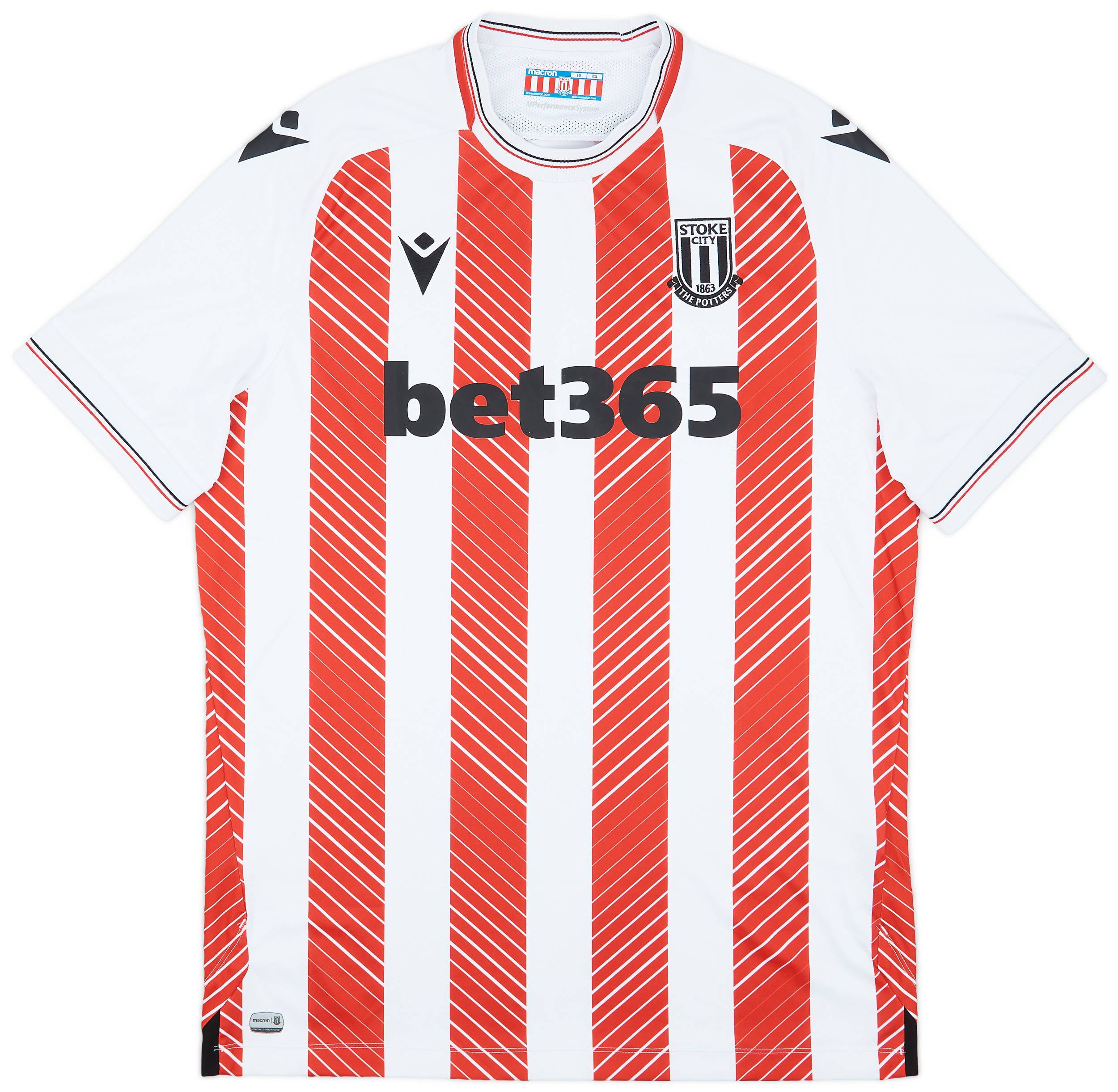 2022-23 Stoke City Home Shirt - 8/10 - (XXL)