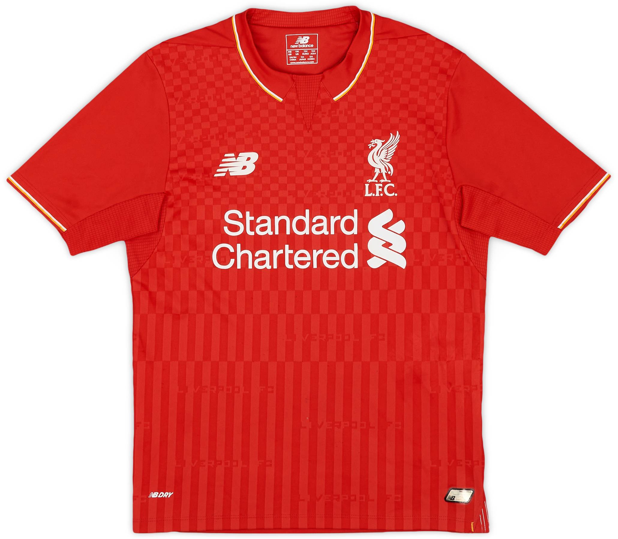 2015-16 Liverpool Home Shirt - 8/10 - (M.Boys)