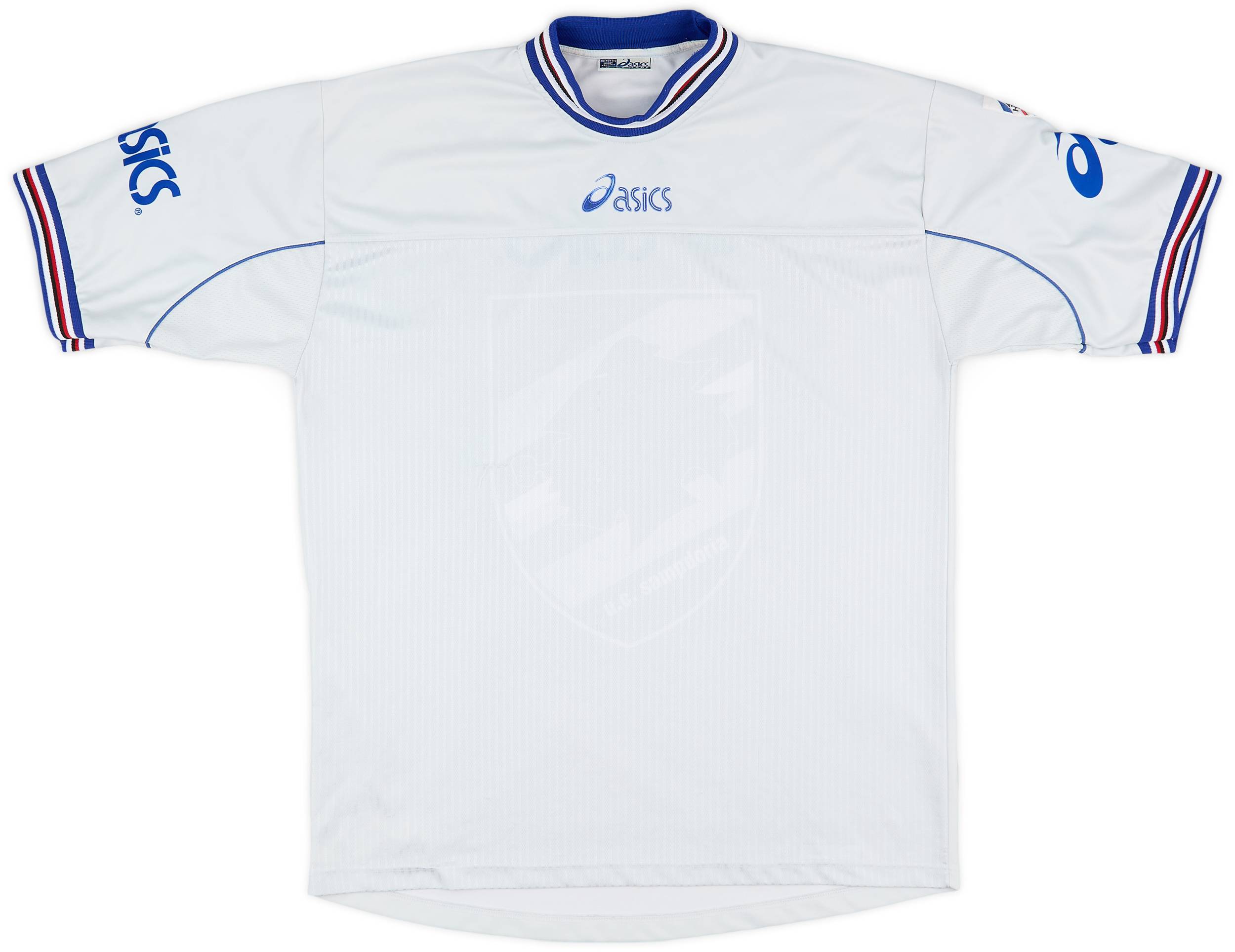 1990s Sampdoria Asics Training Shirt - 7/10 - (XL)