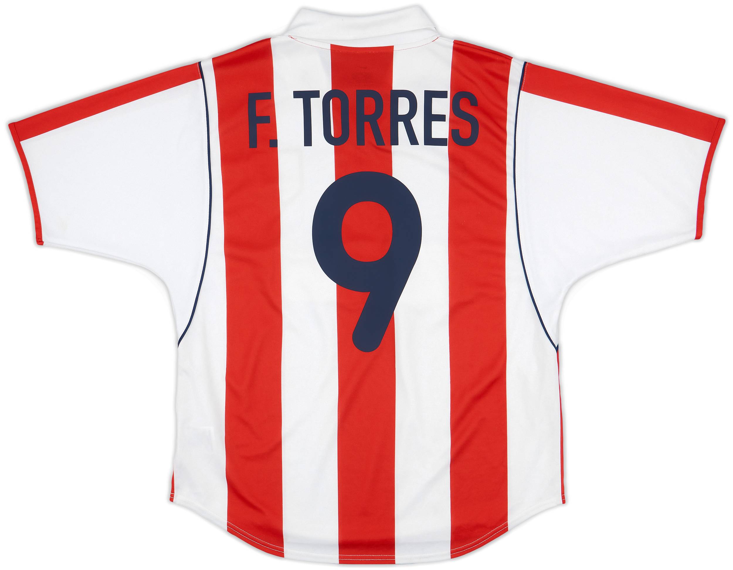 2001-02 Atletico Madrid Home Shirt F.Torres #9 - 8/10 - (M)