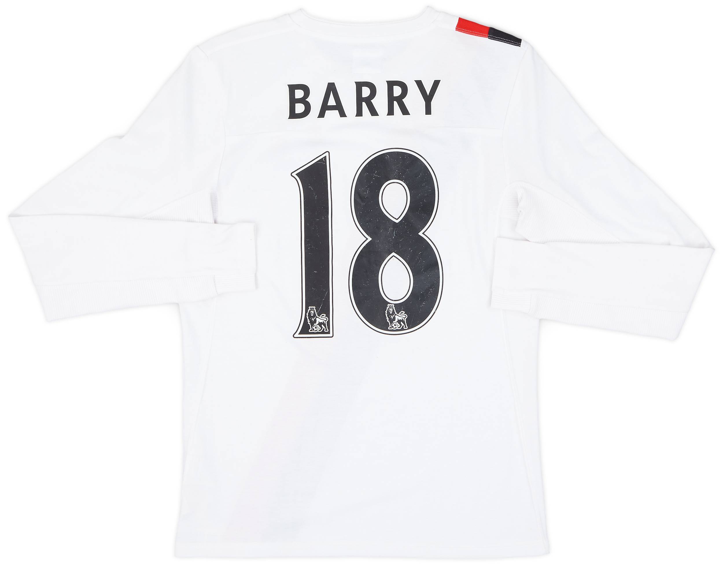 2009-11 Manchester City Third L/S Shirt Barry #18 - 6/10 - (S)