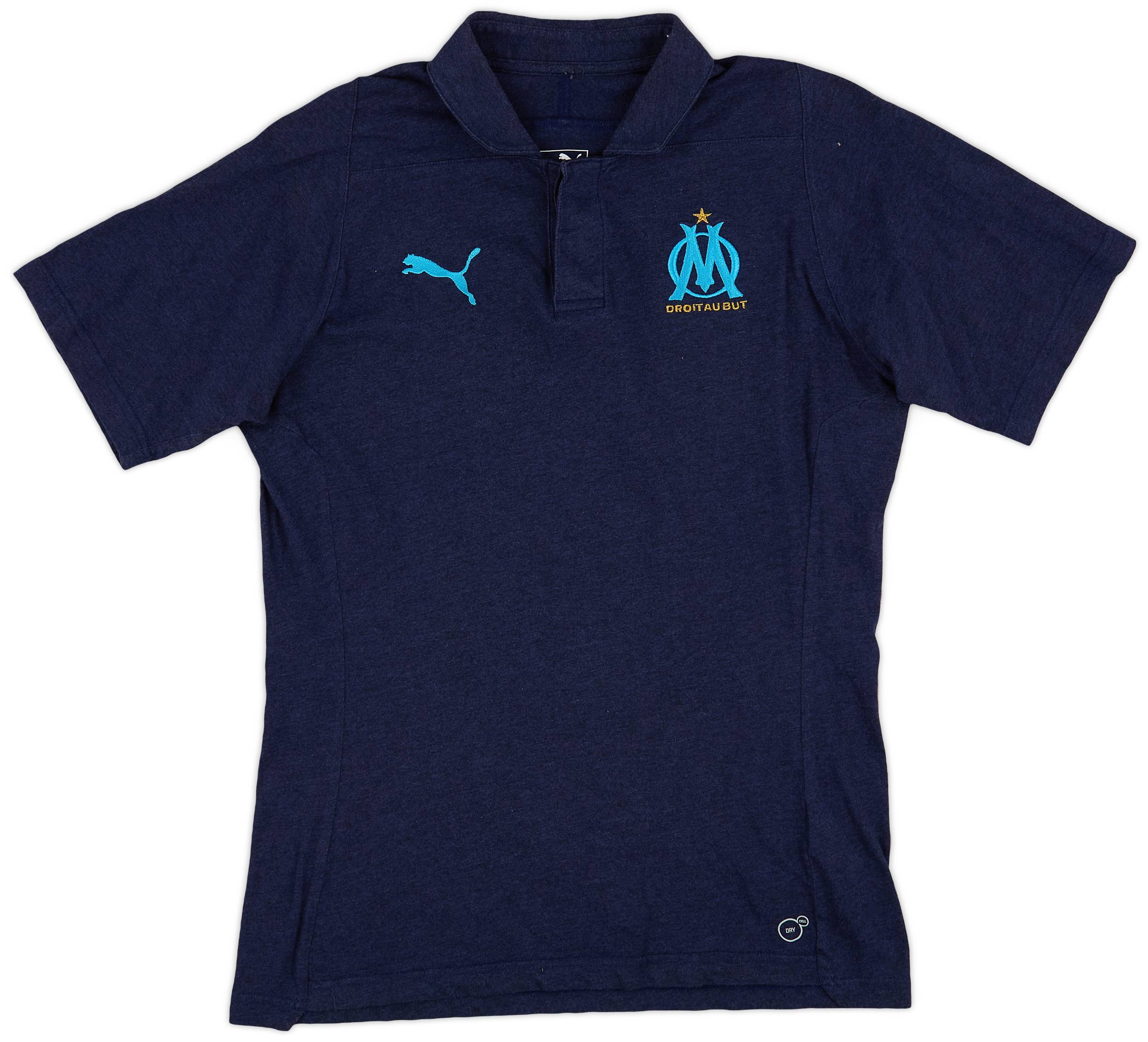 2018-19 Olympique Marseille Puma Polo Shirt - 9/10 - (M)
