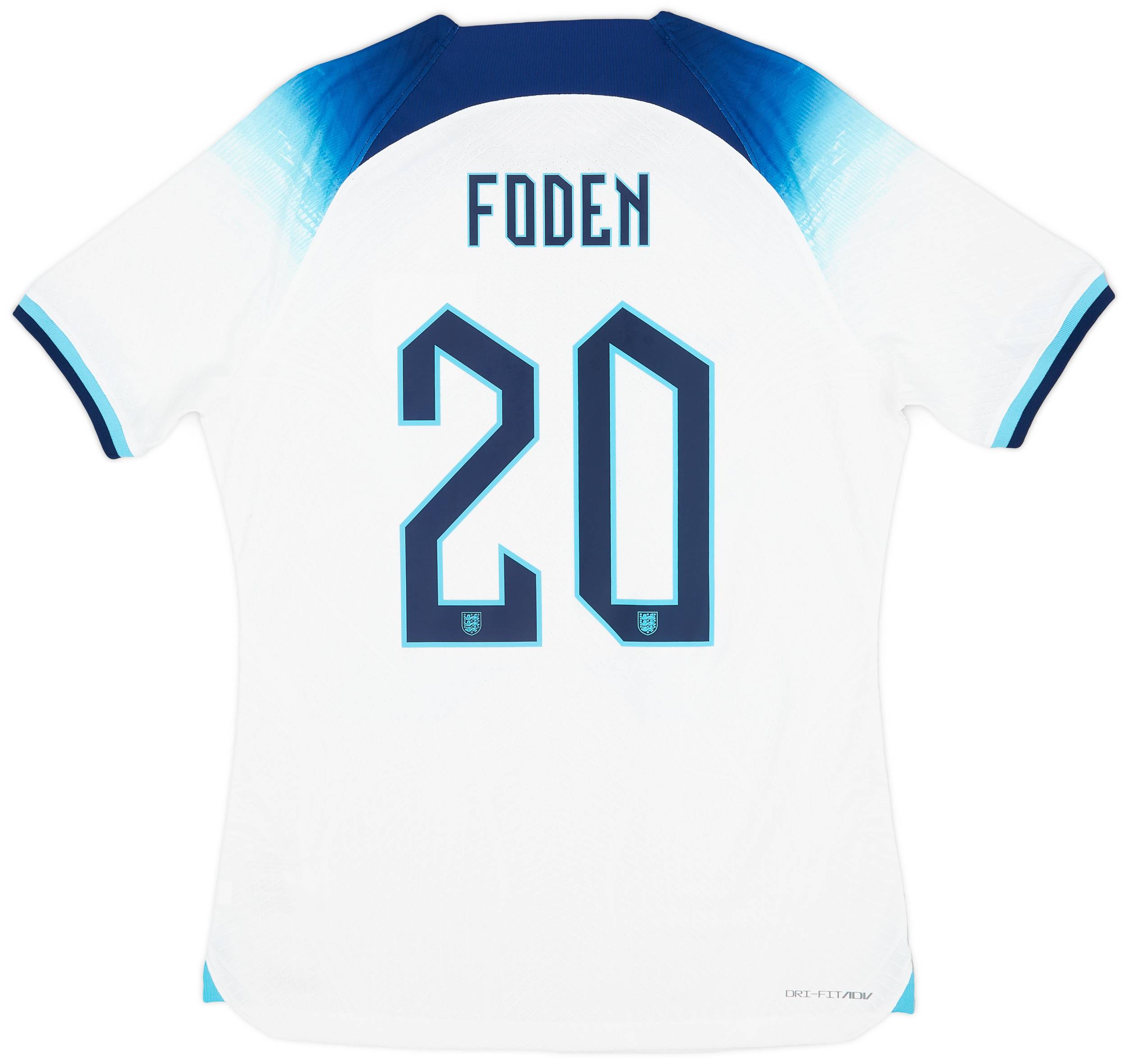 2022-23 England Player Issue Home Shirt Foden #20