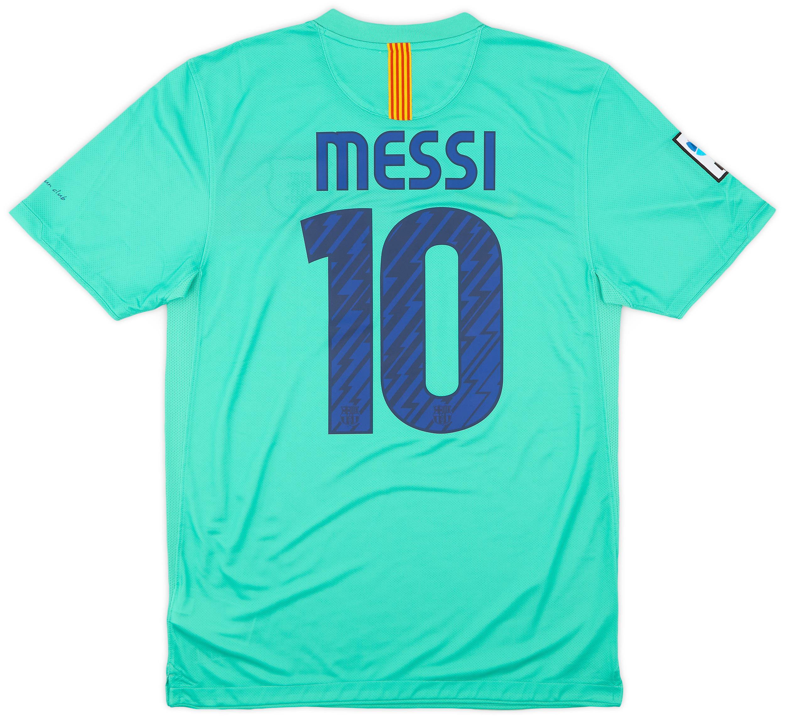 2010-11 Barcelona Away Shirt Messi #10 - 9/10 - (M)