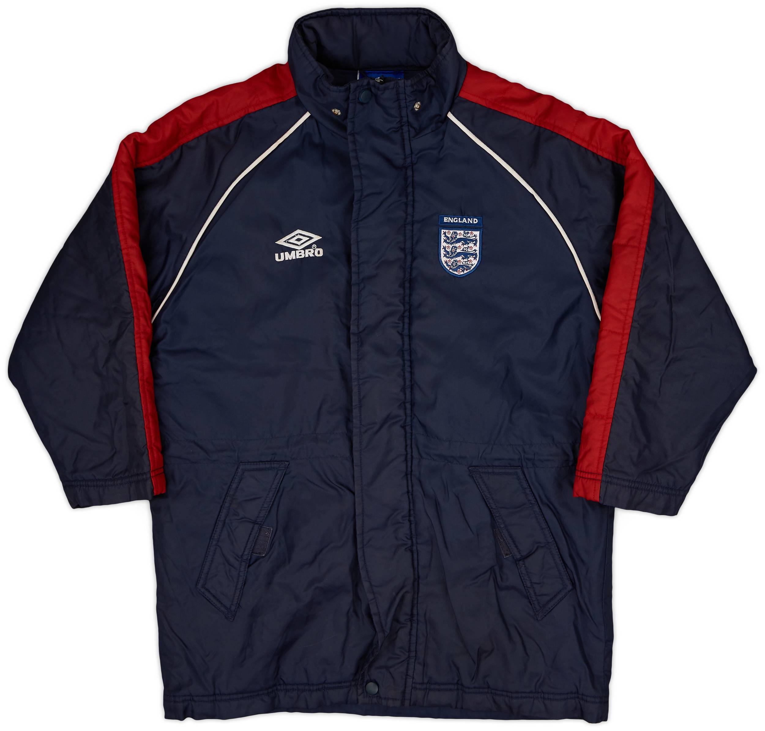 1999-00 England Umbro Padded Bench Coat - 8/10 - (M.Boys)