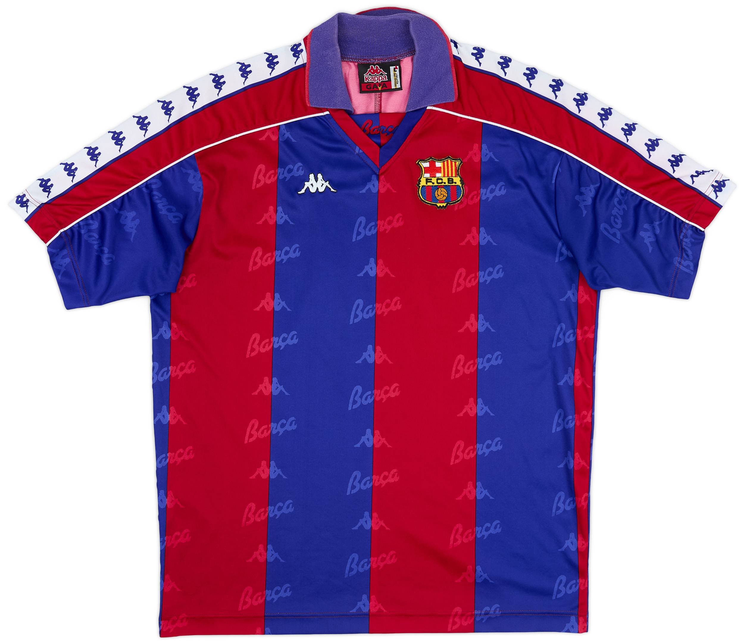 1992-95 Barcelona Home Shirt - 8/10 - (L)