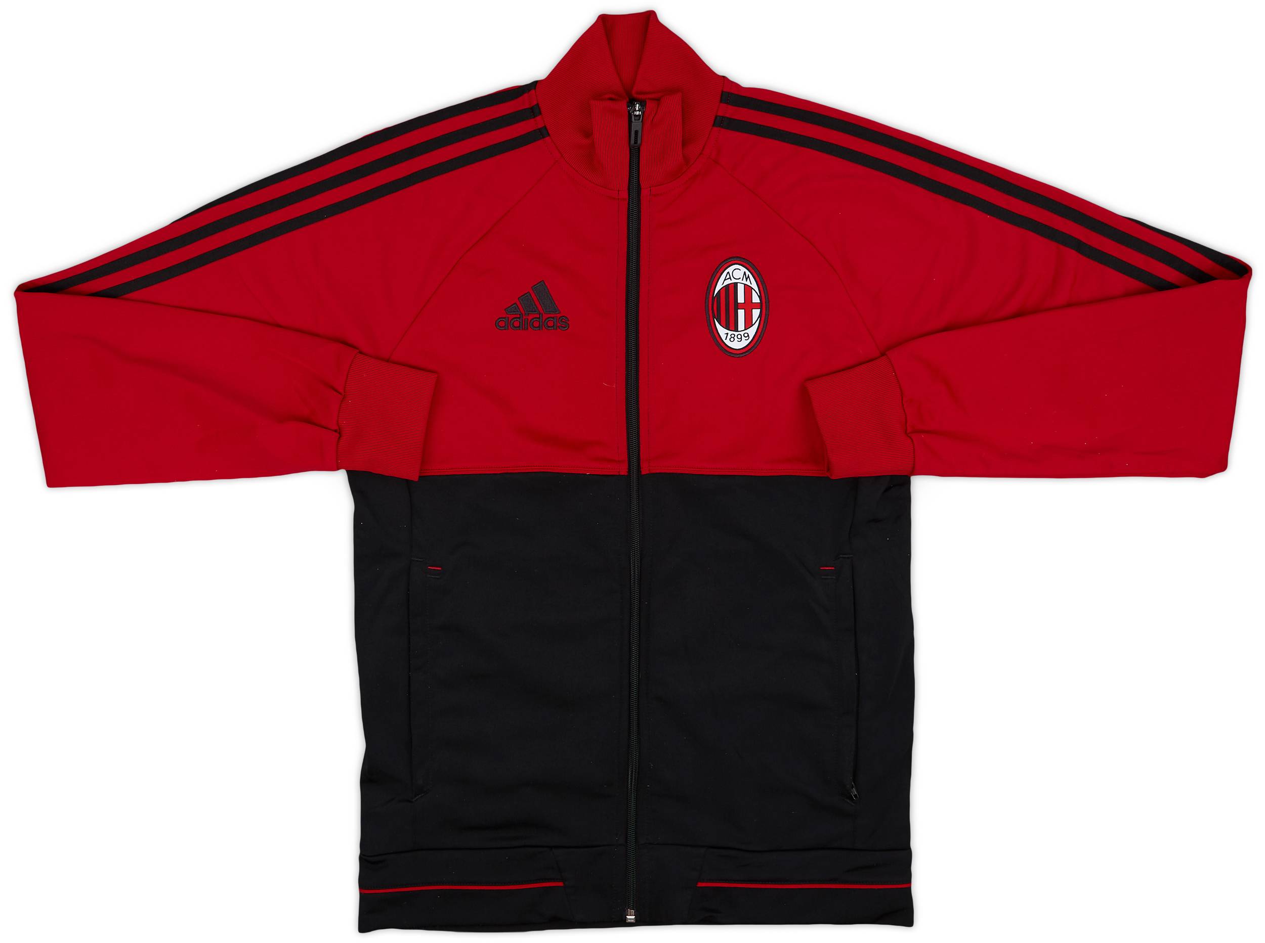 2017-18 AC Milan adidas Track Jacket - 8/10 - (XS)