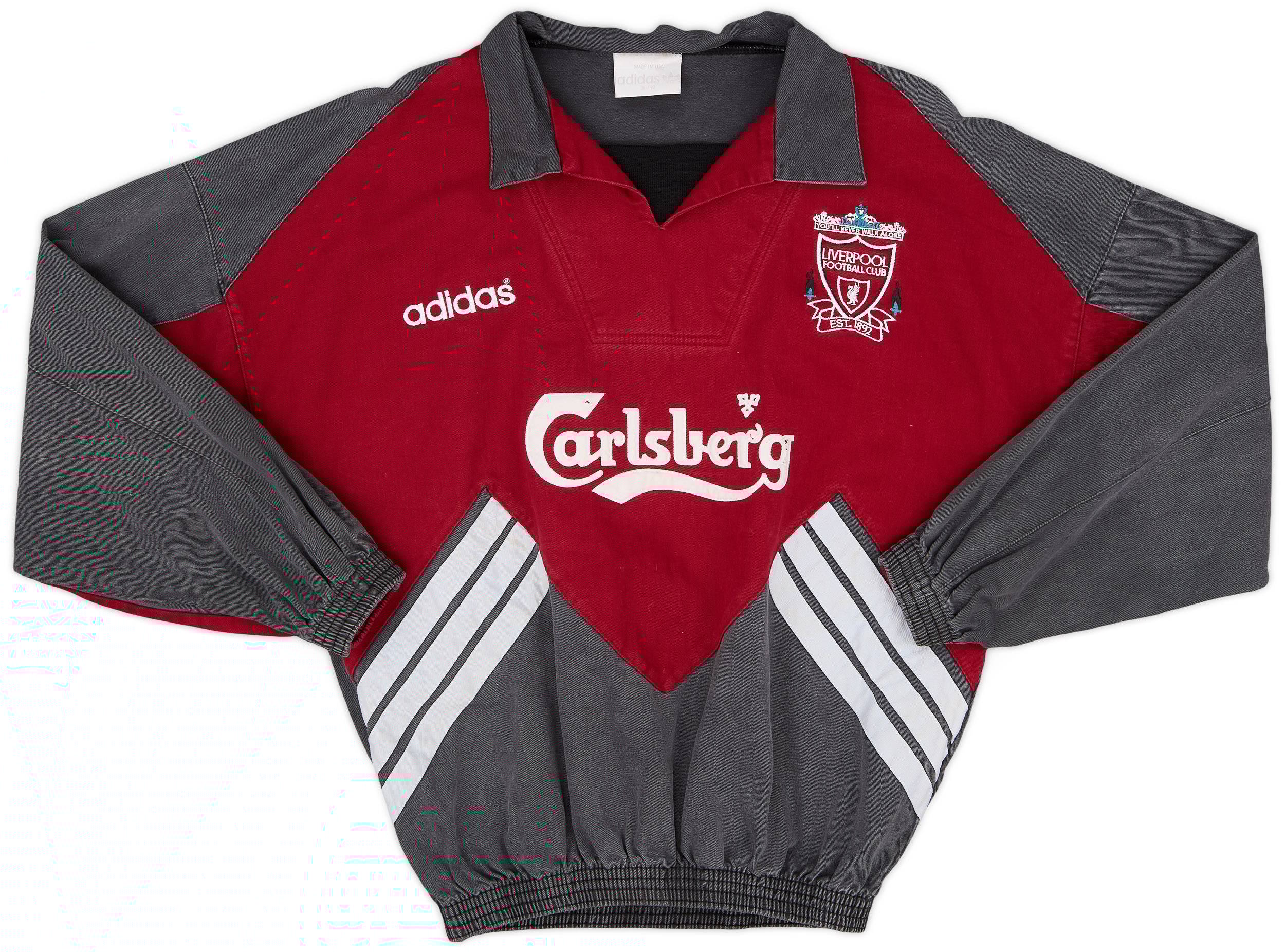 1993-94 Liverpool adidas Drill Top - 6/10 - (M)