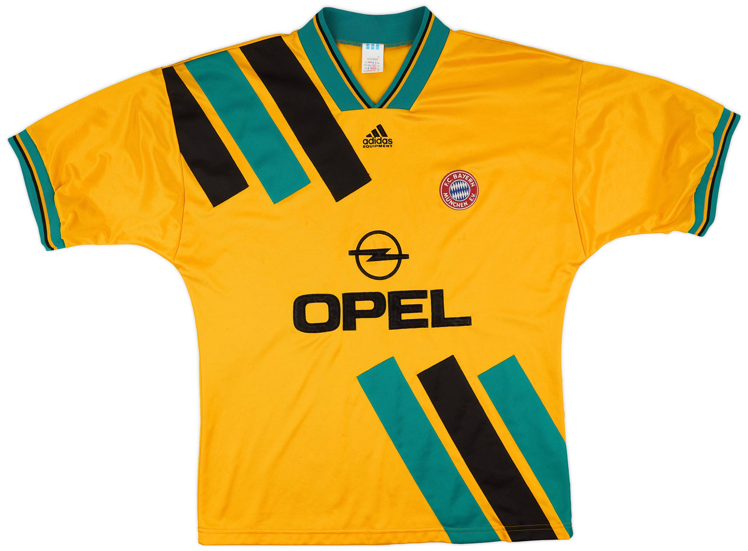 1993-96 Bayern Munich Signed Away Shirt - 8/10 - (XL)