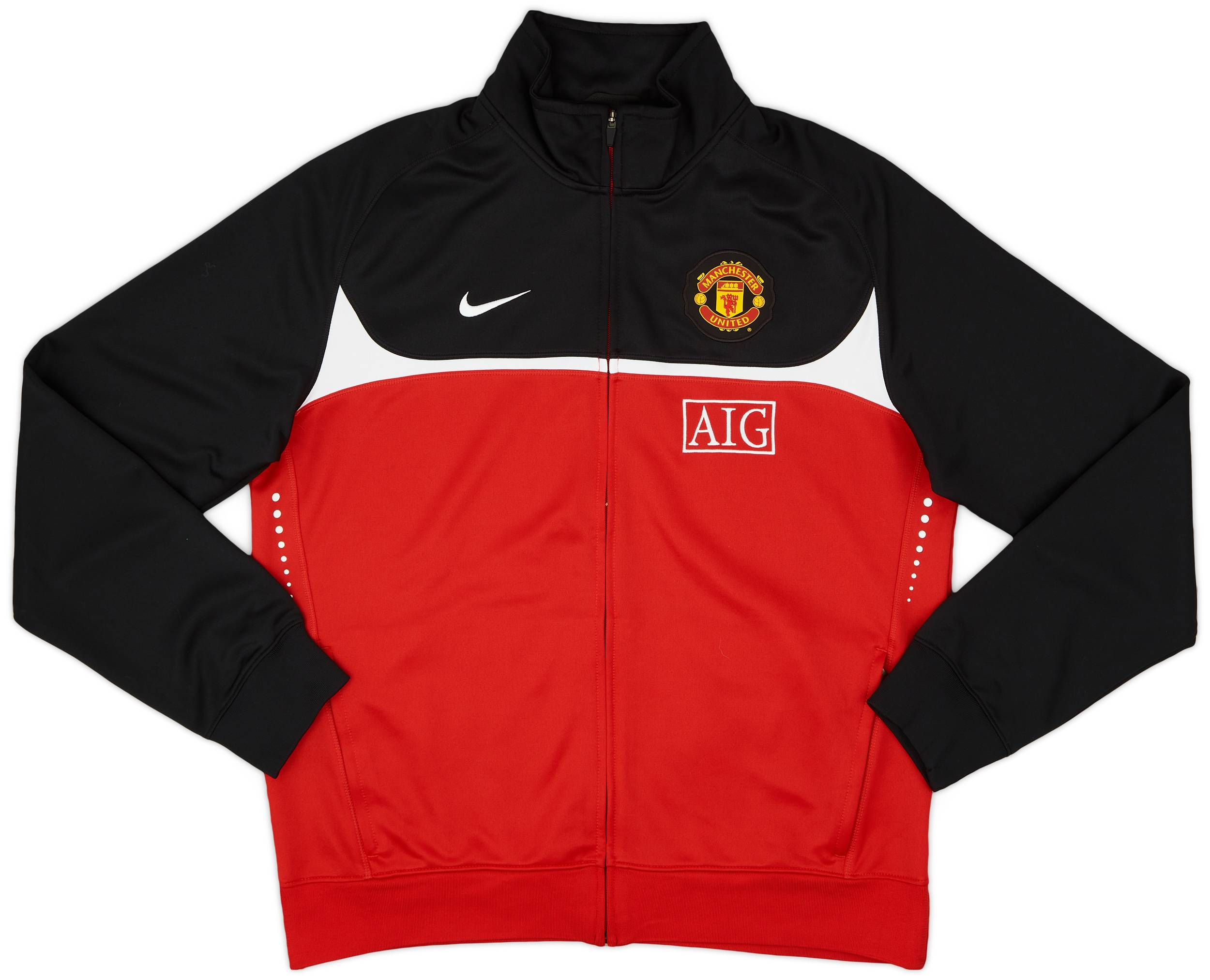 2010-11 Manchester United Nike Track Jacket - 9/10 - (XL)