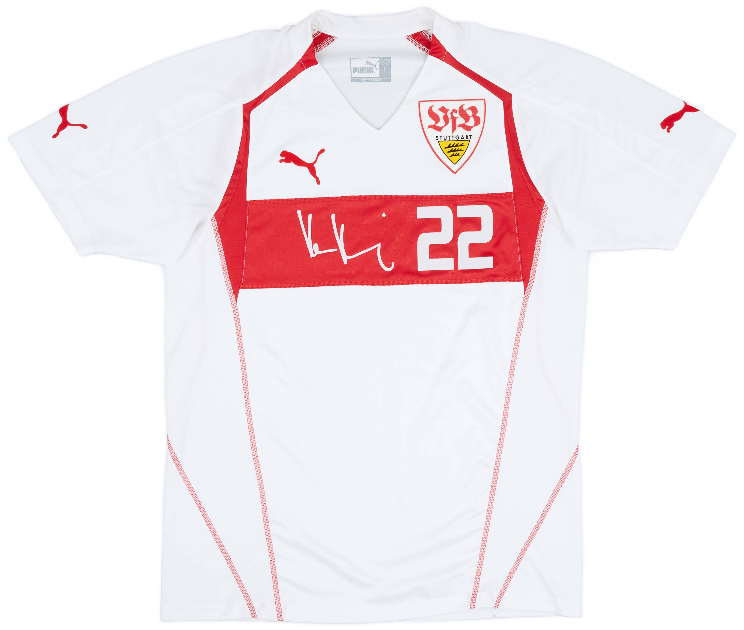 2004-05 Stuttgart 'Kevin Kuranyi' Special Home Shirt - 8/10 - (L)