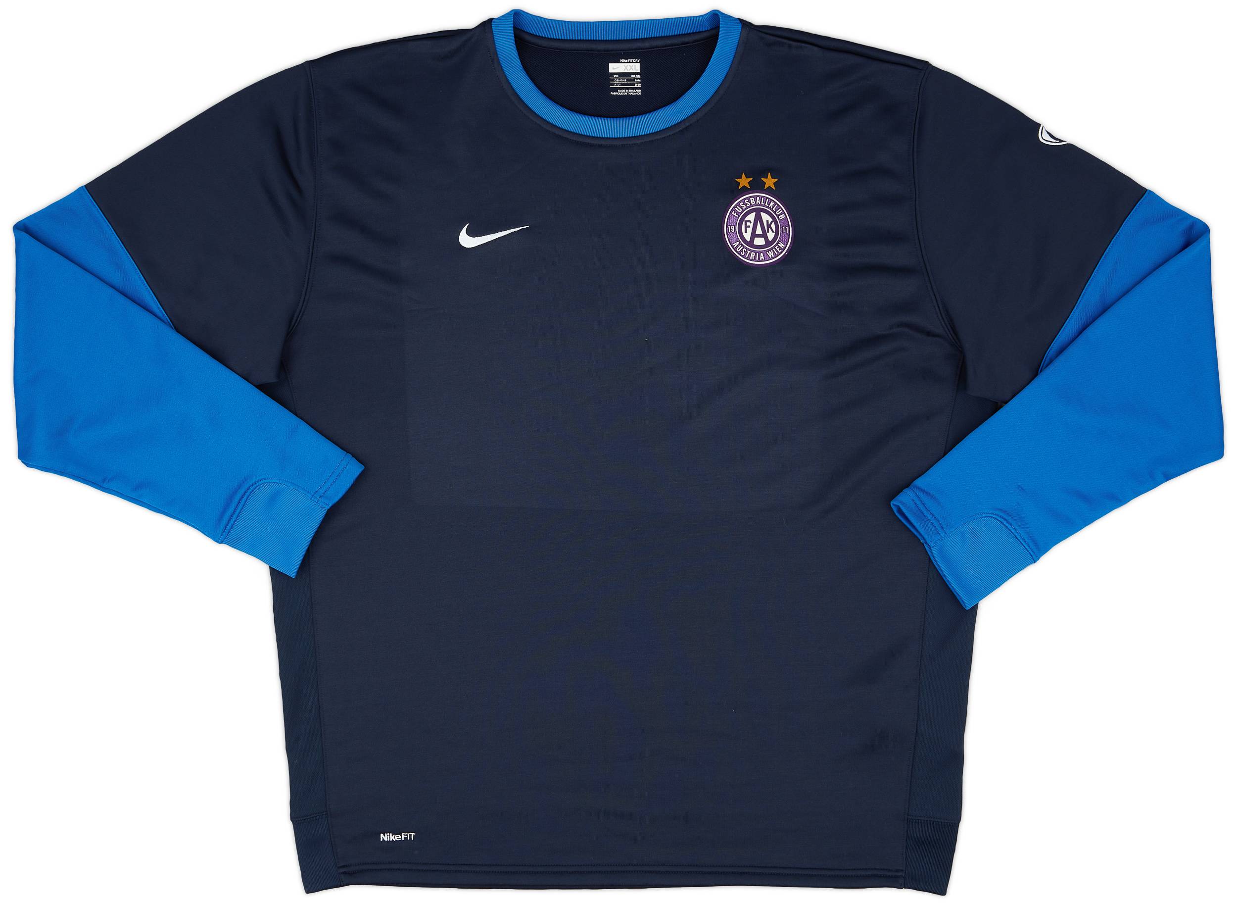 2009 10 Austria Vienna Nike Sweat Top 9 10 XXL