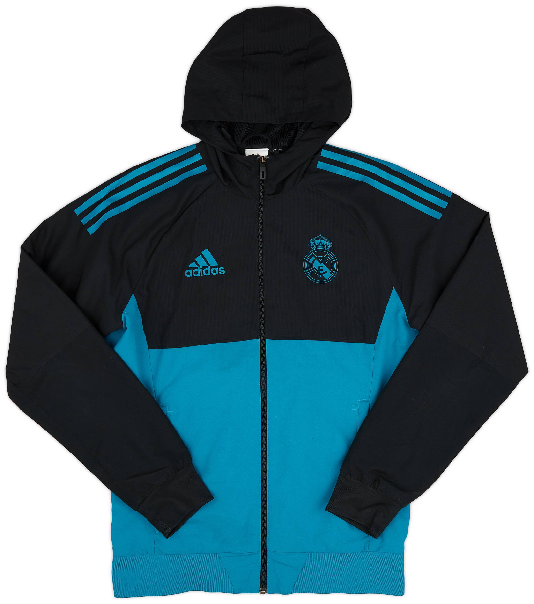 2017 18 Real Madrid adidas Hooded Track Jacket 8 10 S