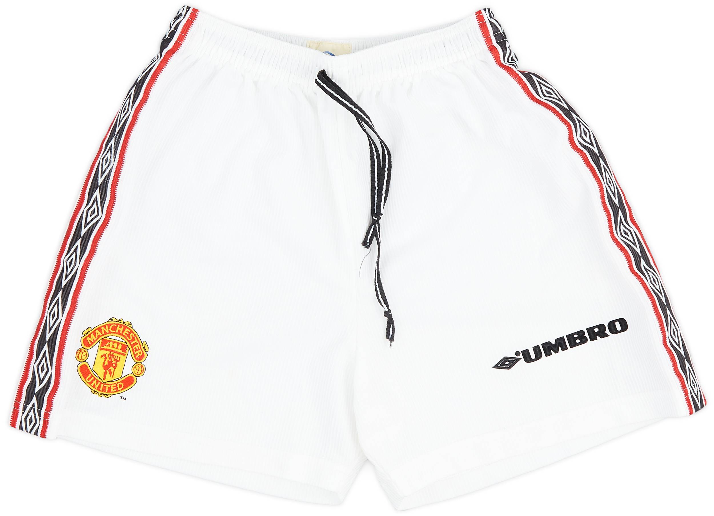 1998-00 Manchester United Home Shorts - 8/10 - (L.Boys)