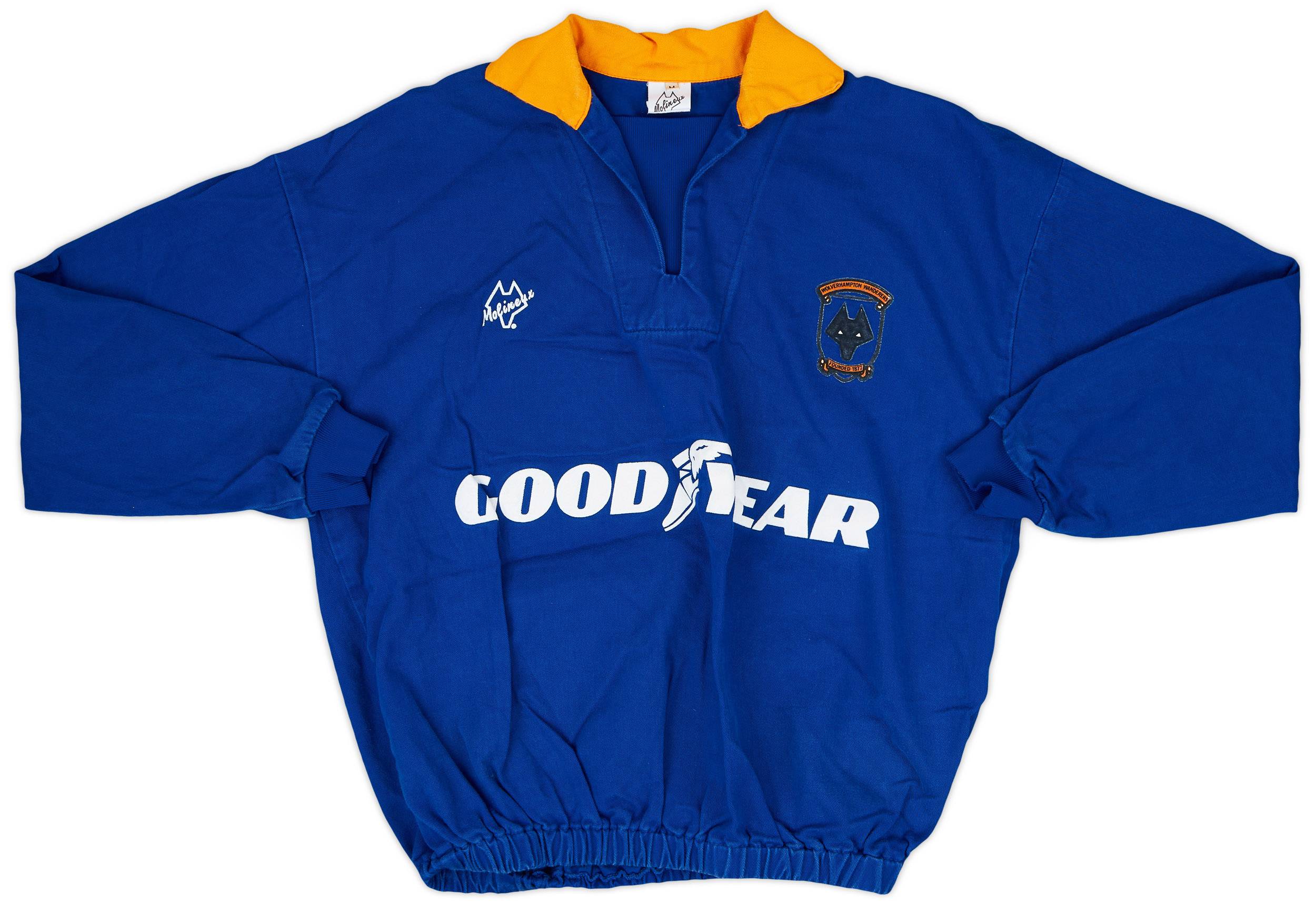 1992-93 Wolves Molineux Drill Top - 9/10 - (M)