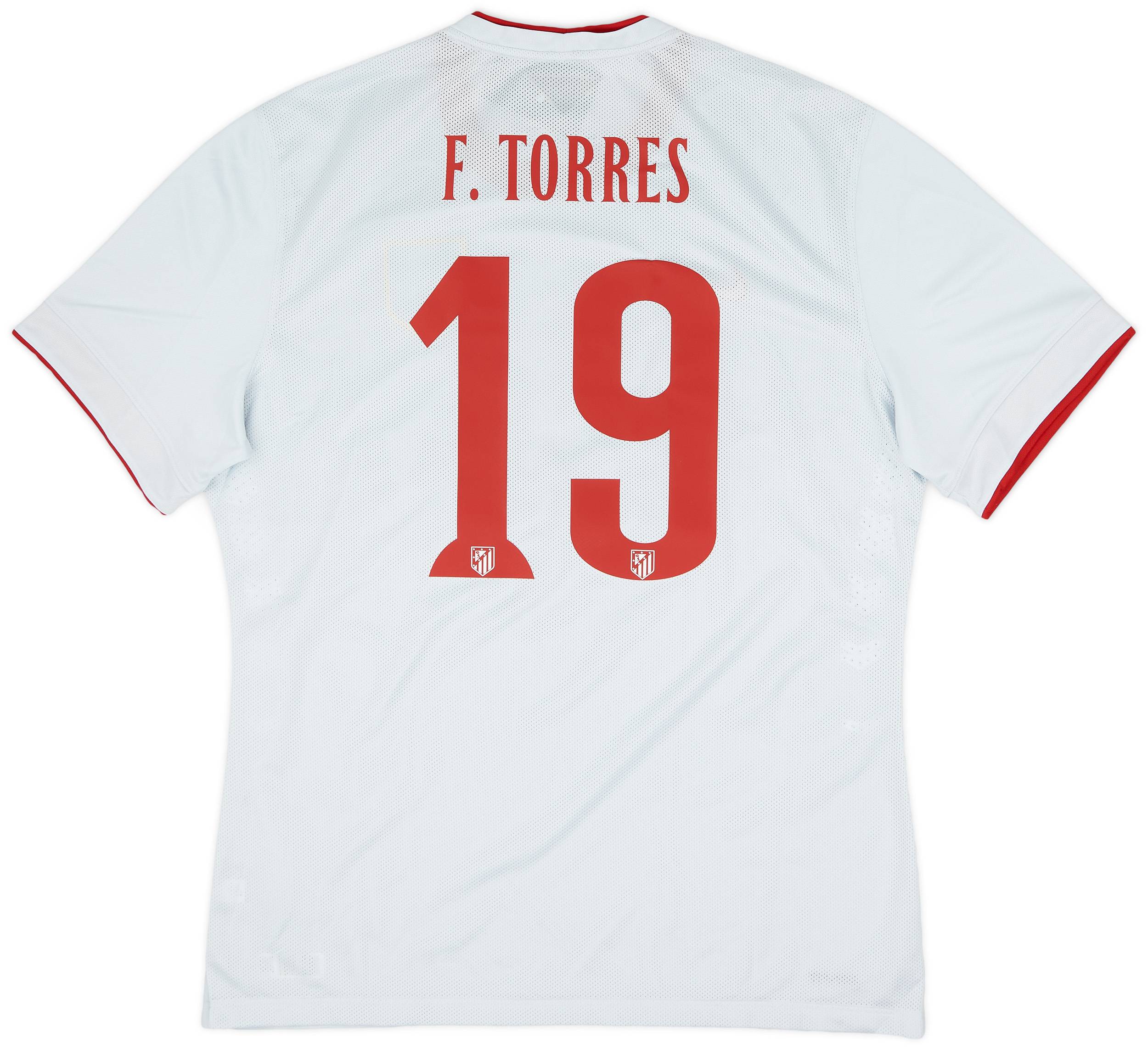 2014-15 Atletico Madrid Player Issue Away Shirt F. Torres #19 (XL)