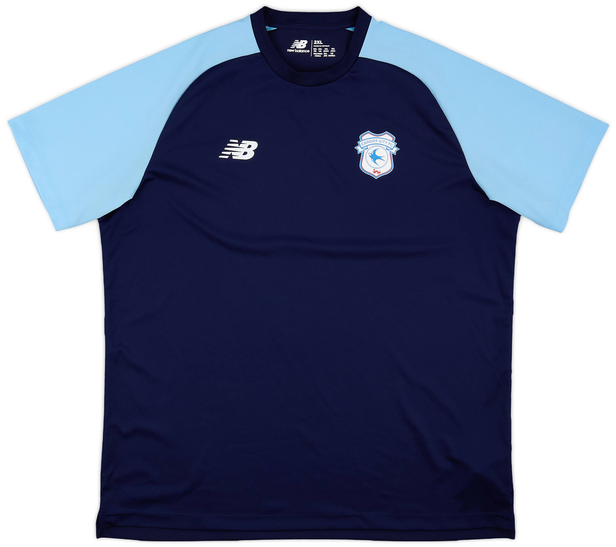 2023-24 Cardiff City New Balance Training Shirt - 8/10 - (XXL)