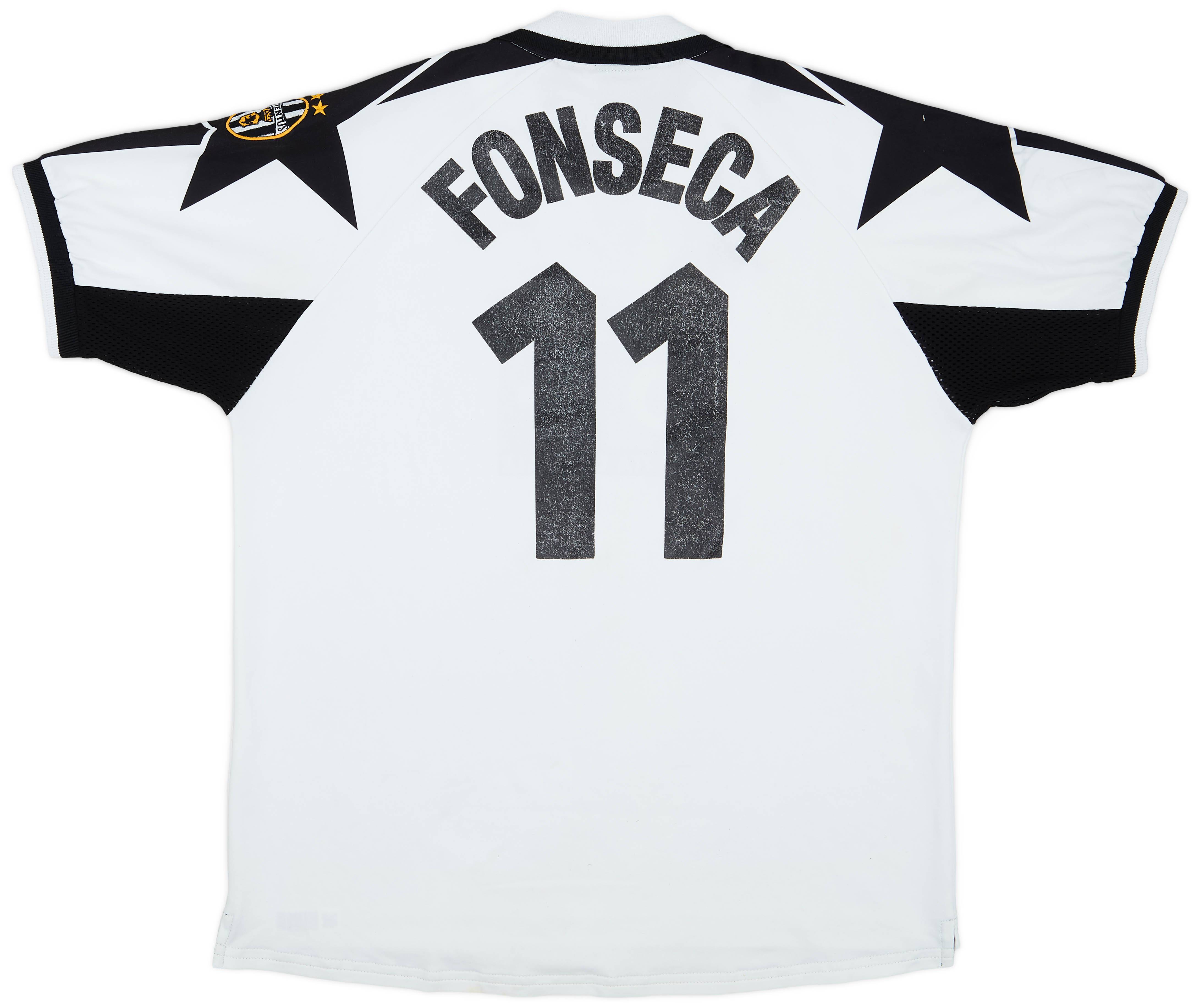 1998 99 Juventus Away Shirt Fonseca 11 6 10 XL