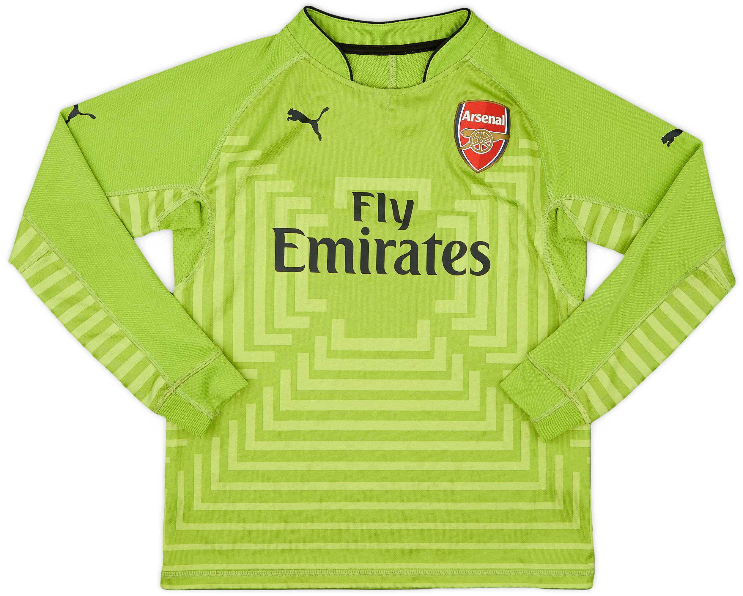 2015-16 Arsenal GK Shirt - 6/10 - (L.Boys)