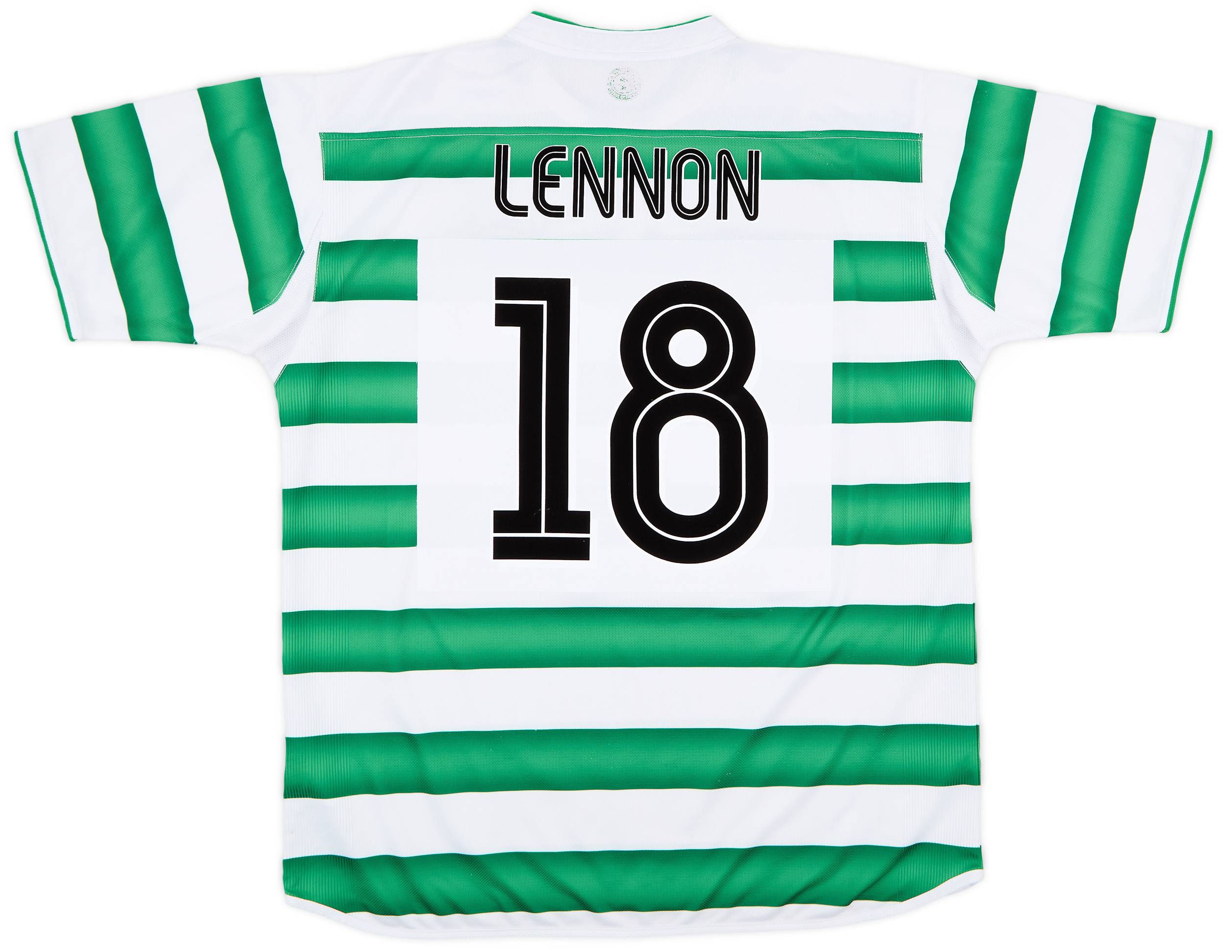 2003-04 Celtic Home Shirt Lennon #18 - 6/10 - (XL)