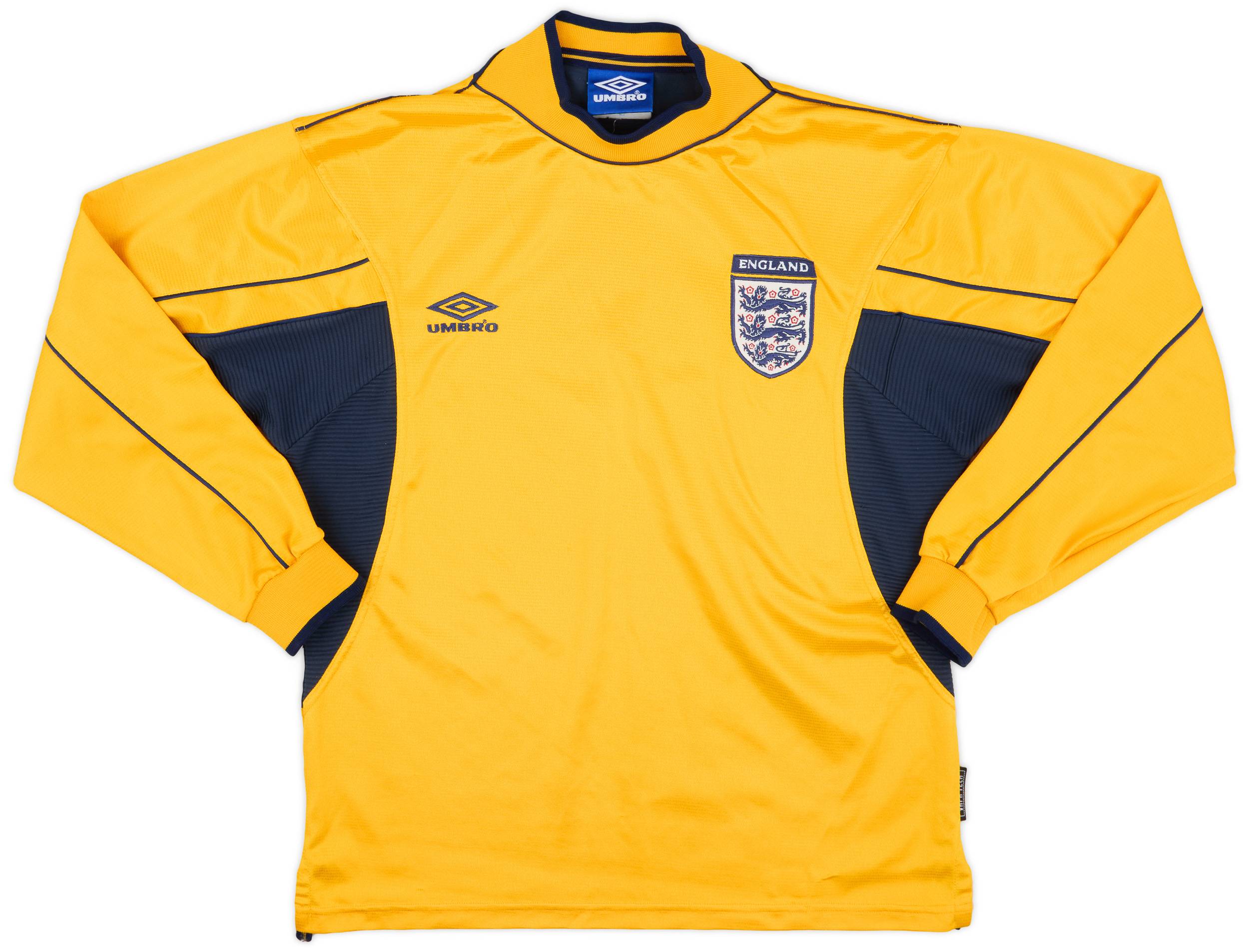 1999-01 England GK Shirt - 9/10 - (Y)