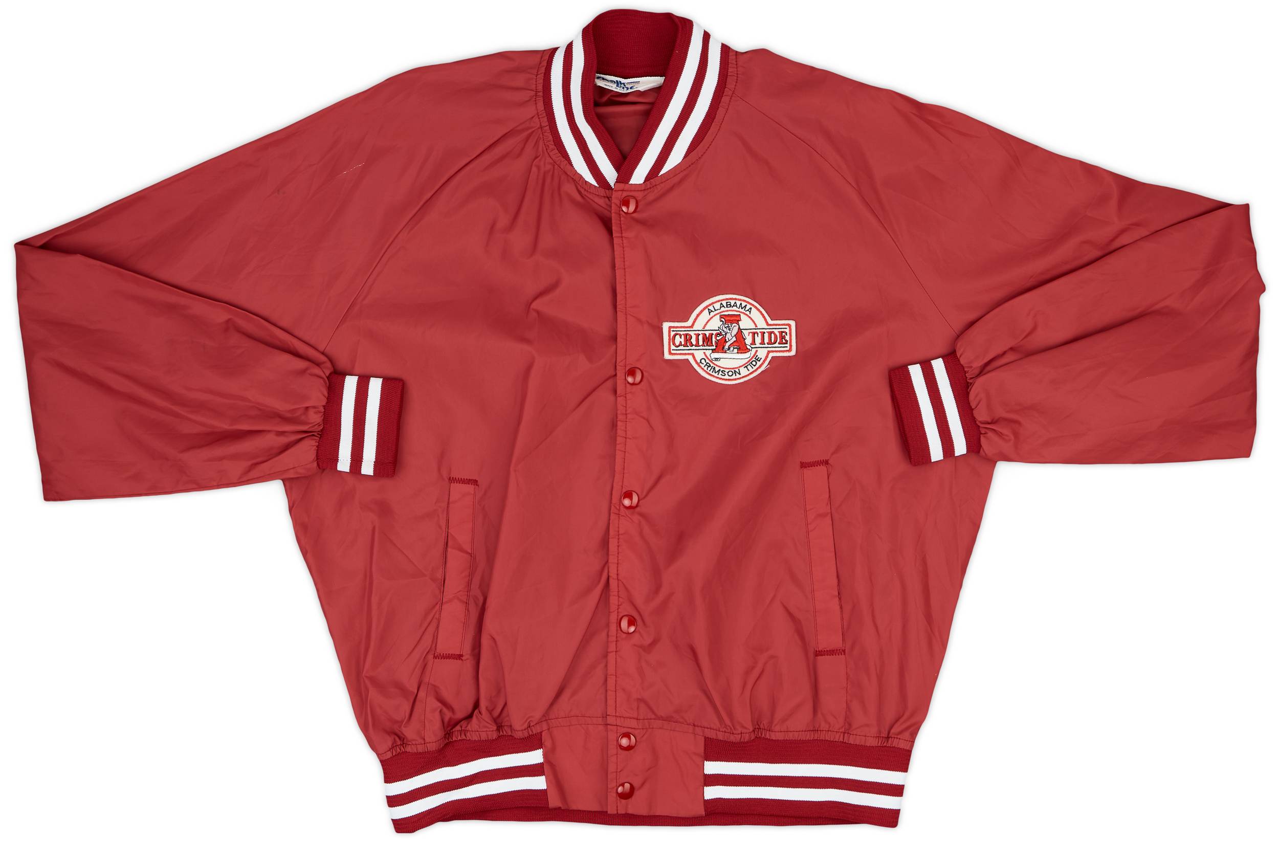 1990s Alabama Crimson Tide Chalk Line Varsity Jacket - 9/10 - (XL)