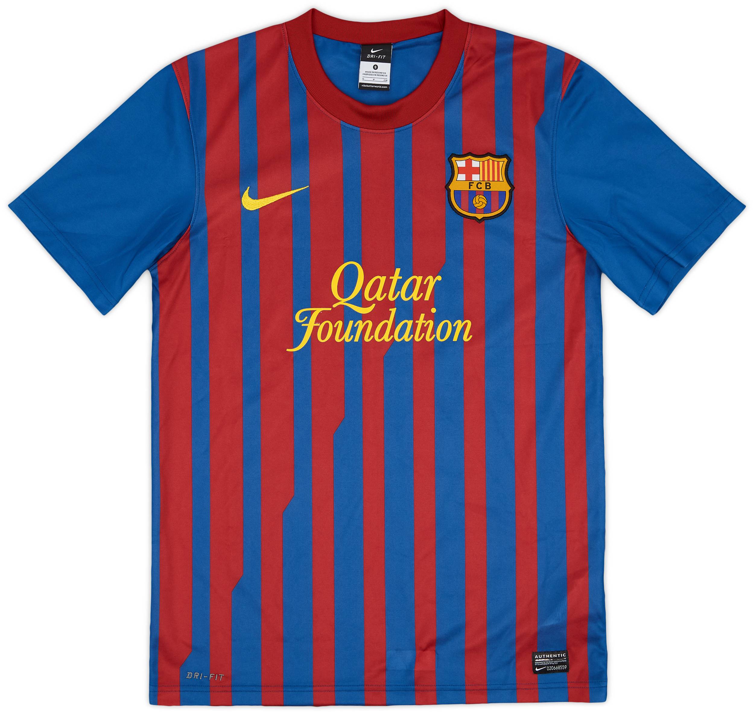 2011-12 Barcelona Basic Home Shirt - 8/10 - (S)