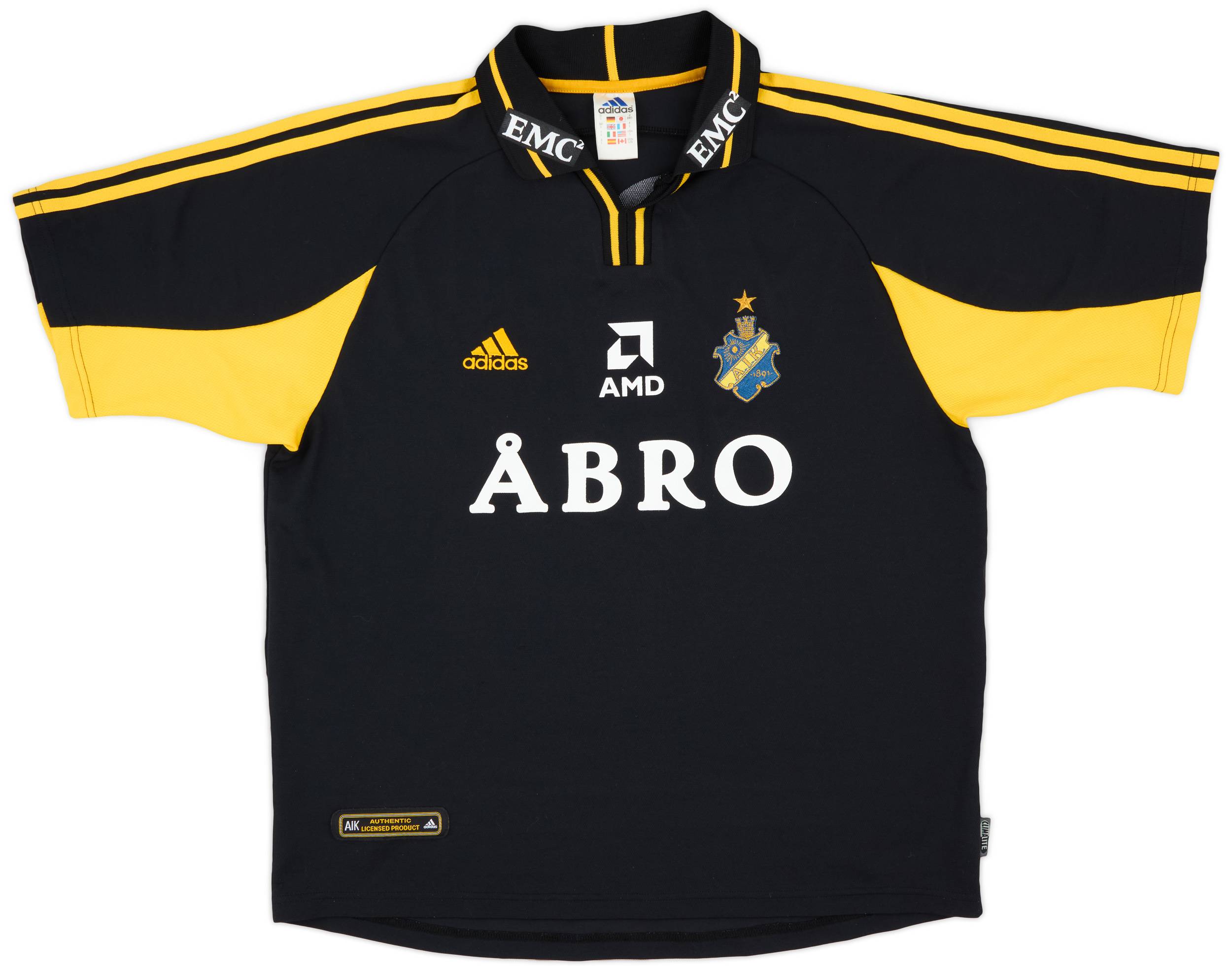 2000 02 AIK Stockholm Home Shirt 9 10 L