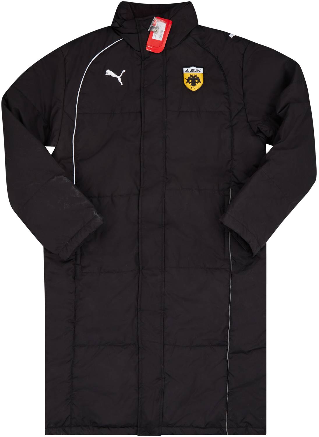 Puma arsenal long bench jacket deals