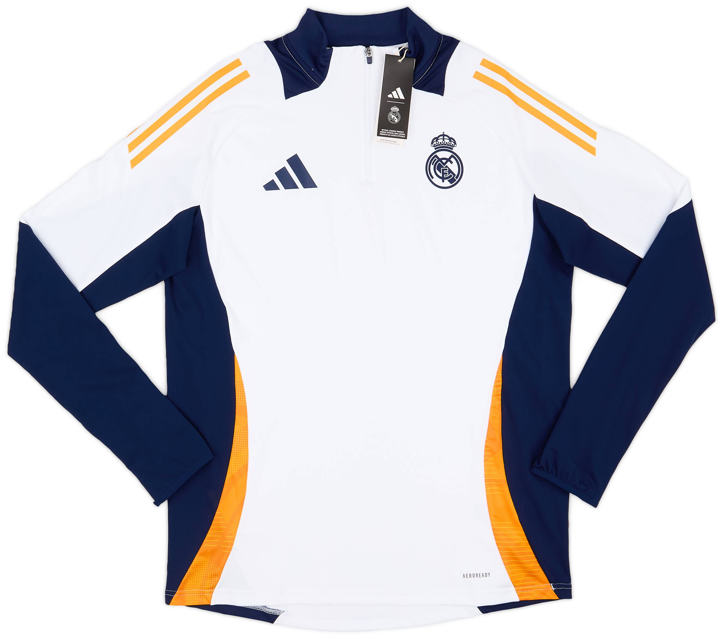 Real madrid training top long sleeve on sale