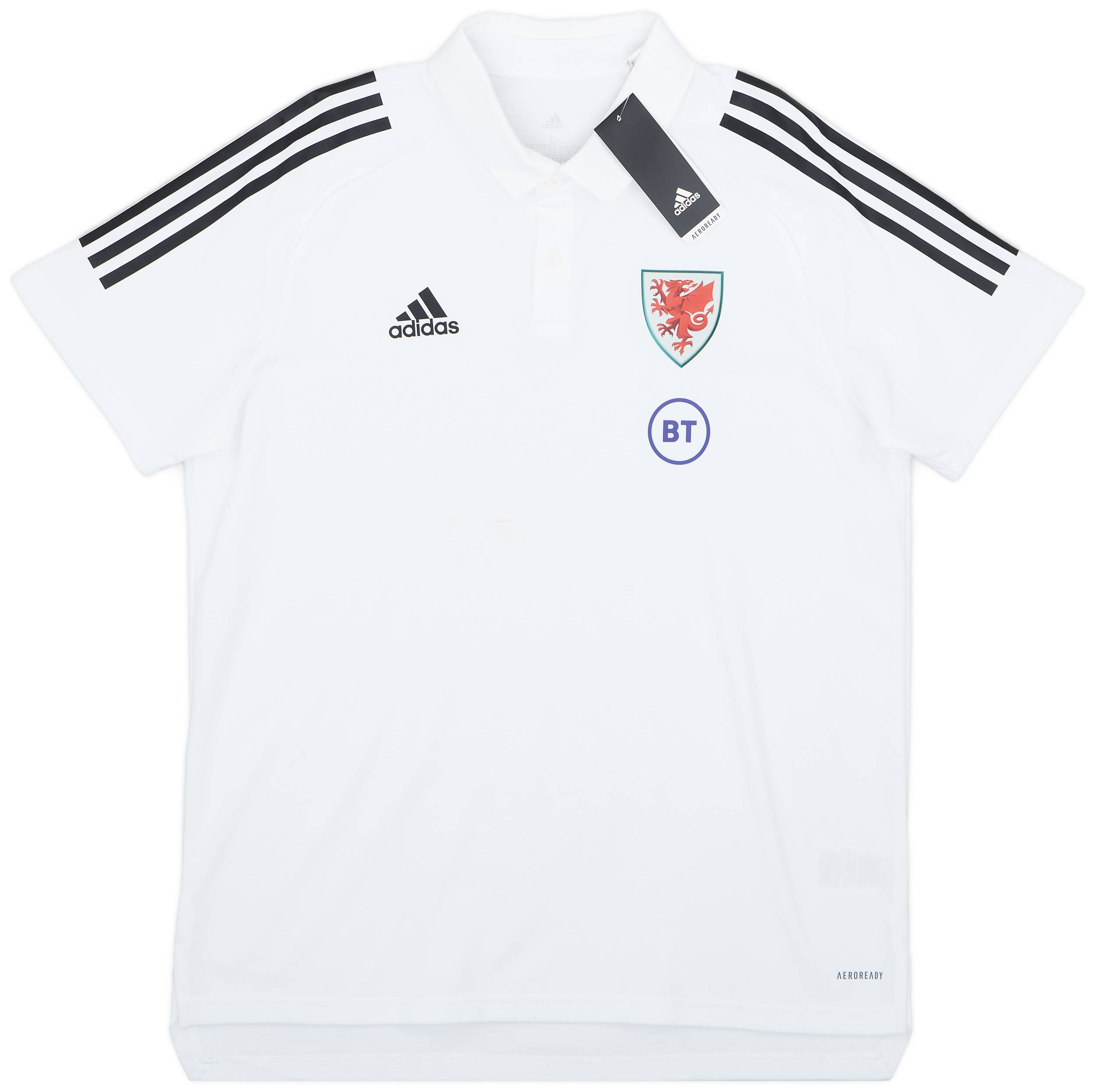 2020-21 Wales adidas Polo T-Shirt - 5/10 - (L)