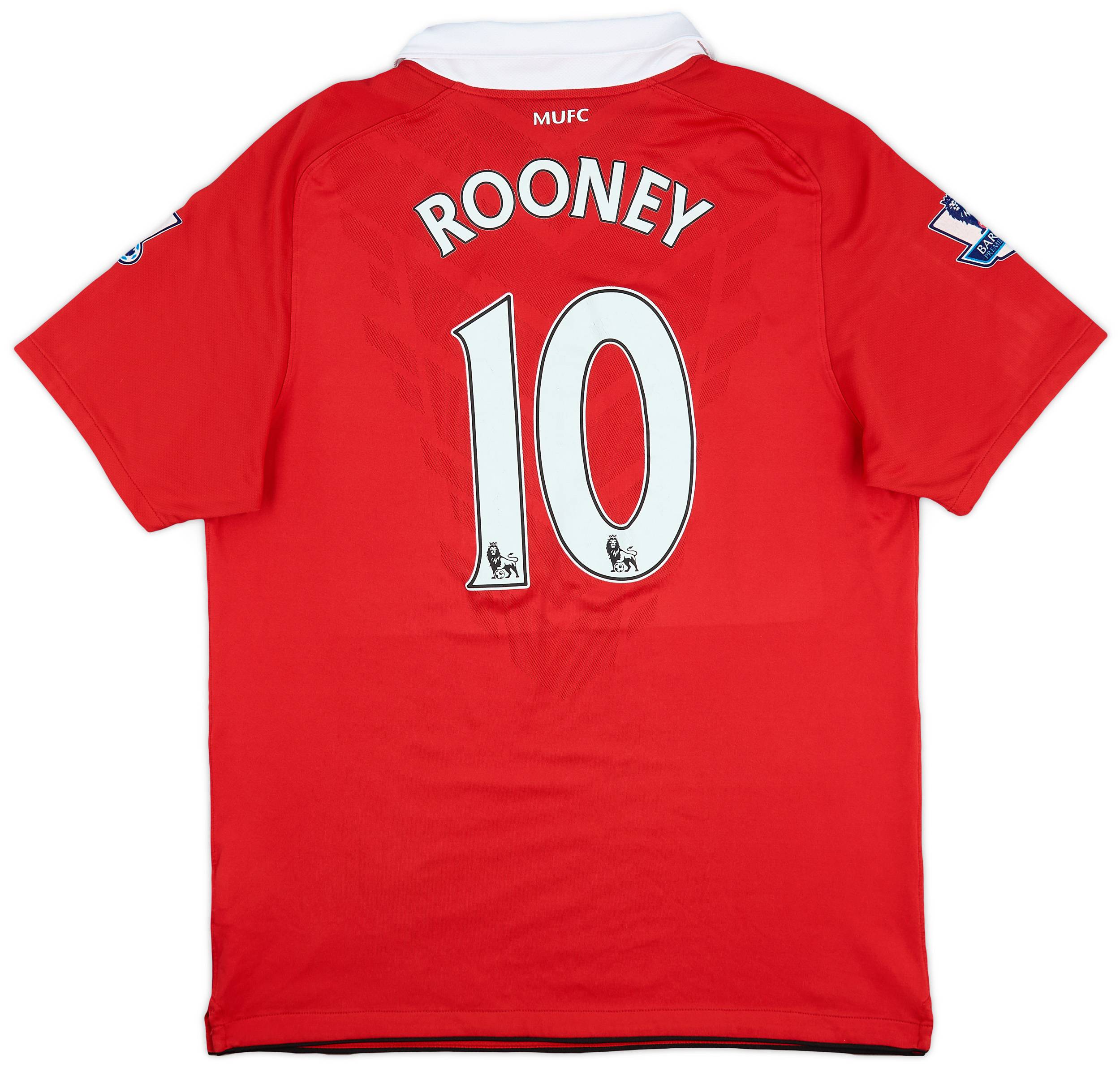 2010-11 Manchester United Home Shirt Rooney #10 - 6/10 - (L)
