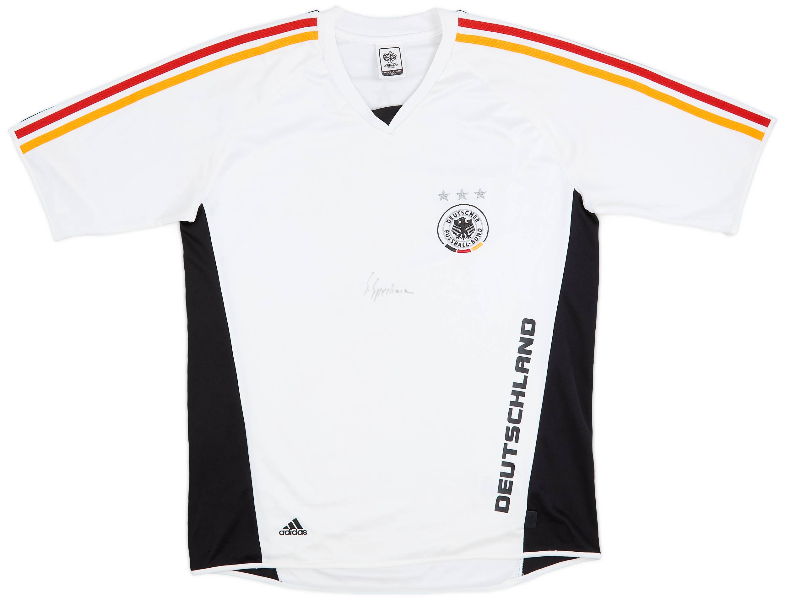 2005-06 Germany Signed Fan Shirt - 6/10 - (S)