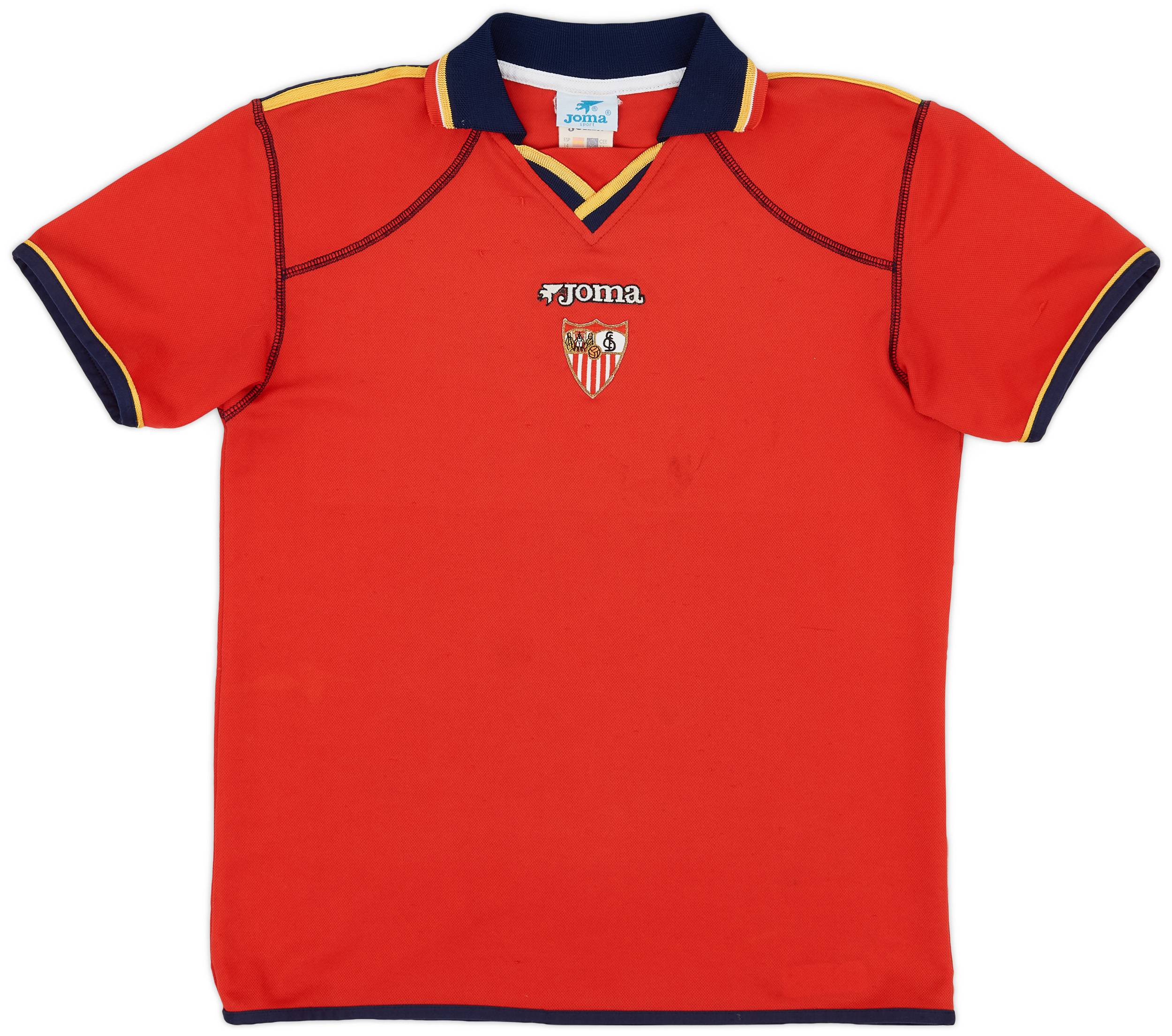2001-02 Sevilla Away Shirt - 8/10 - (L.Boys)