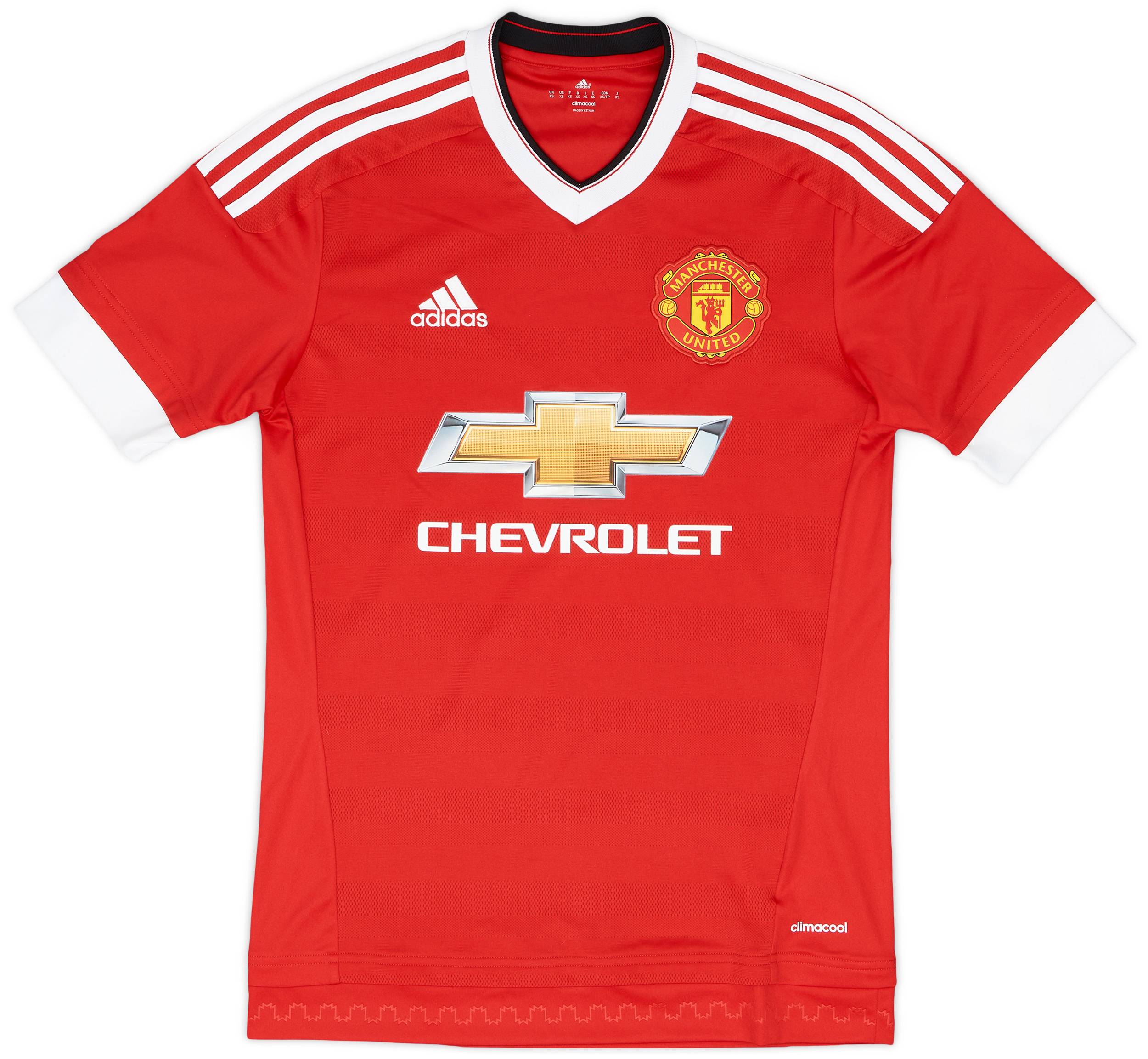 2015-16 Manchester United Home Shirt - 8/10 - (XS)
