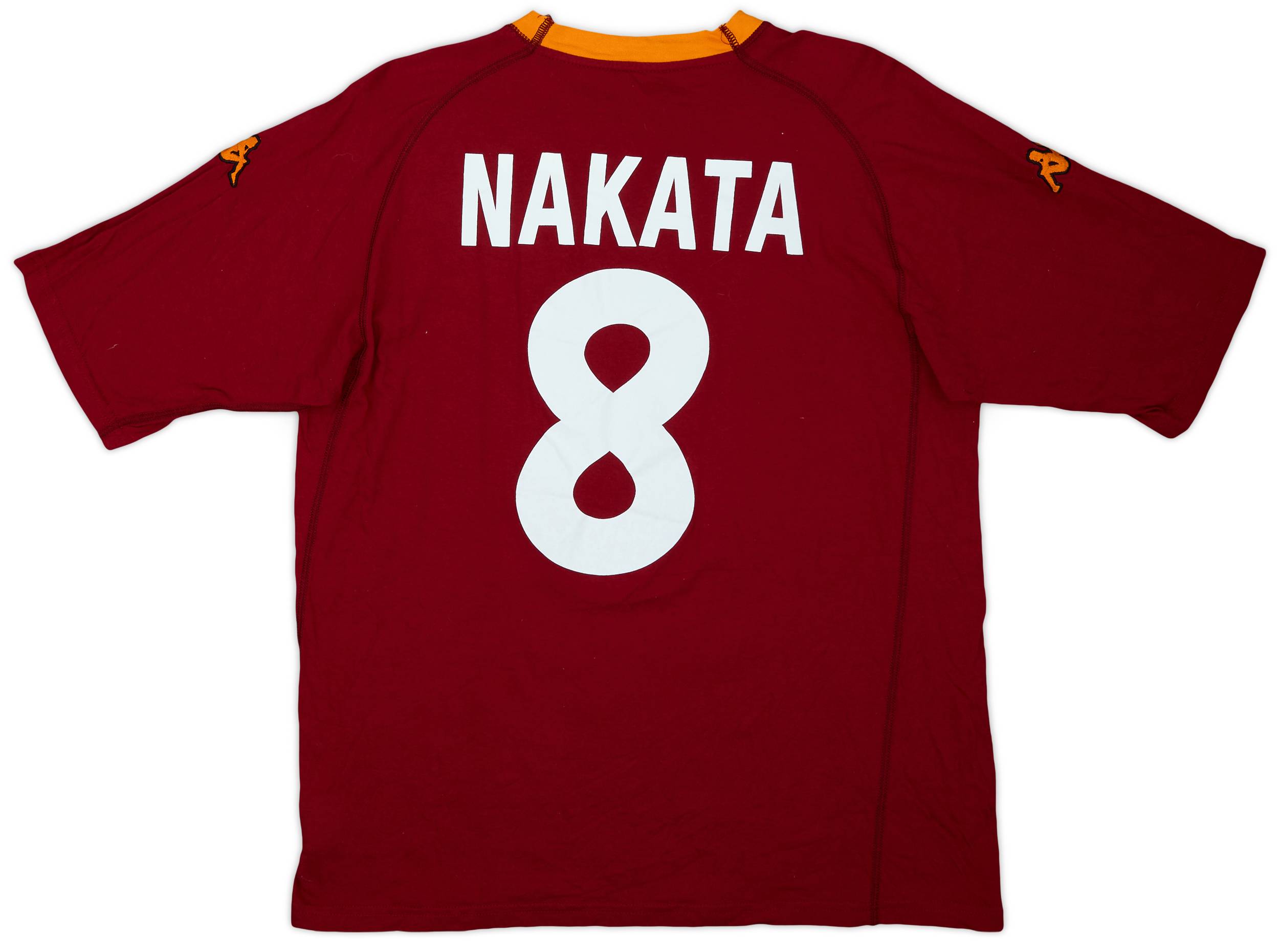 【数量限定】 Tee Cotton Kappa Roma 2001-02 Nakata (XL) - 7/10 - #8 ウェア
