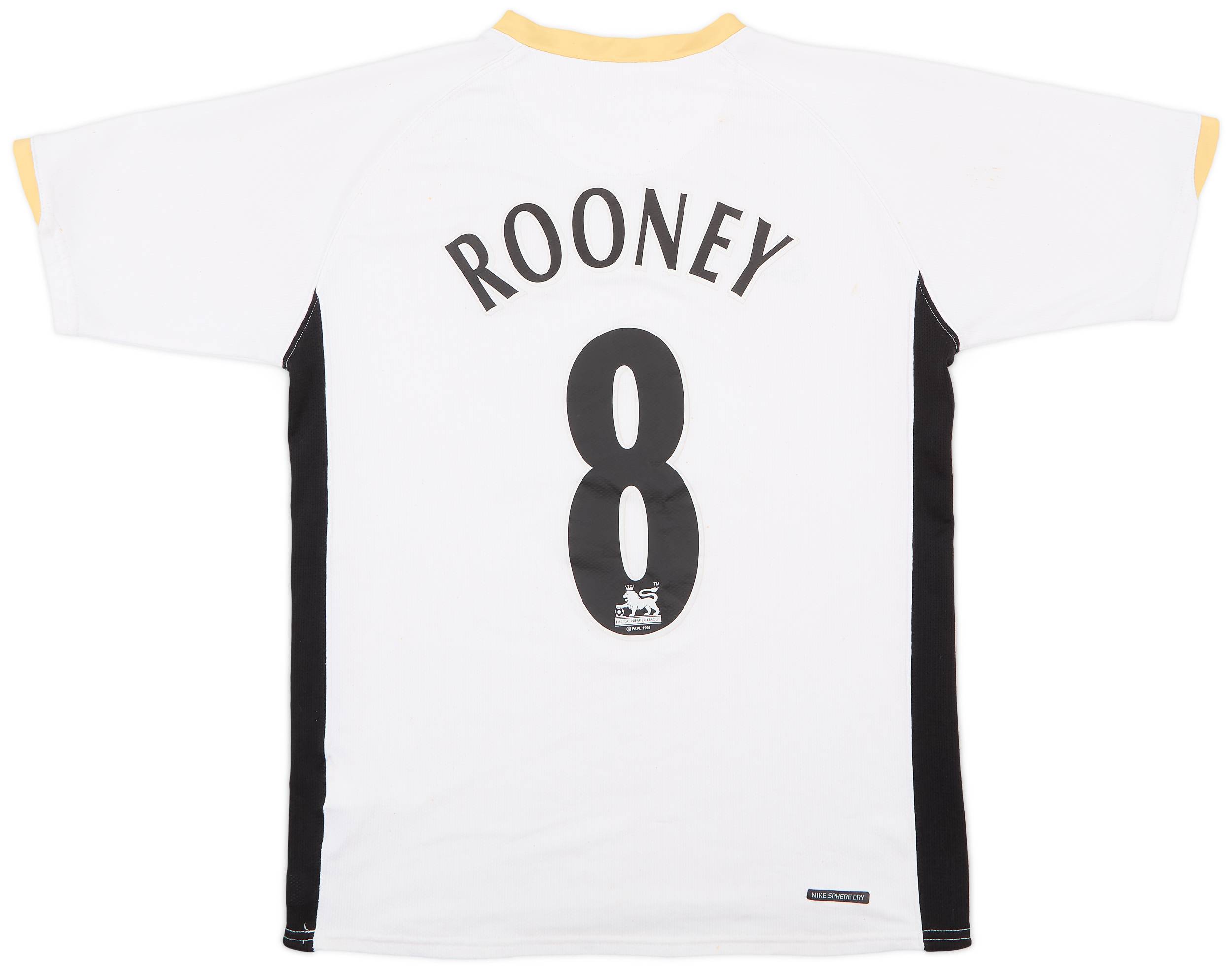 2006-08 Manchester United Away Shirt Rooney #8 - 6/10 - (XL.Boys)