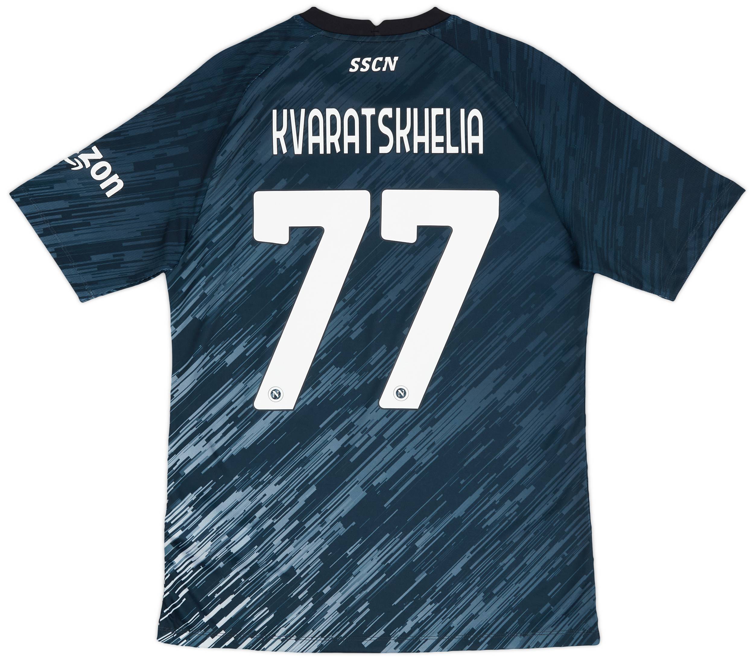 新品2223 ナポリ フヴィチャクヴァラツヘリア オーセンティック 2022-23 Napoli Authentic Home Shirt Kvaratskhelia #77