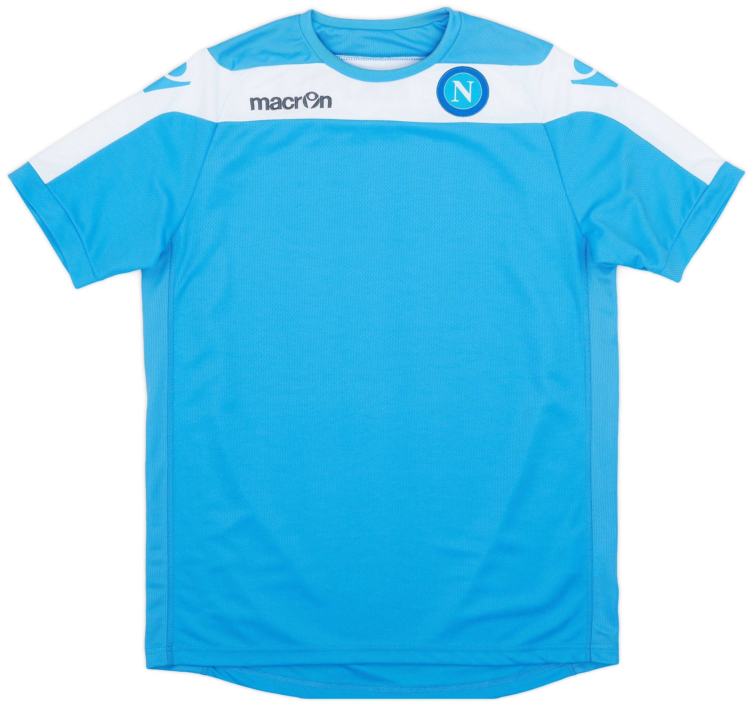 2012-13 Napoli Macron Training Tee - 7/10 - (M)