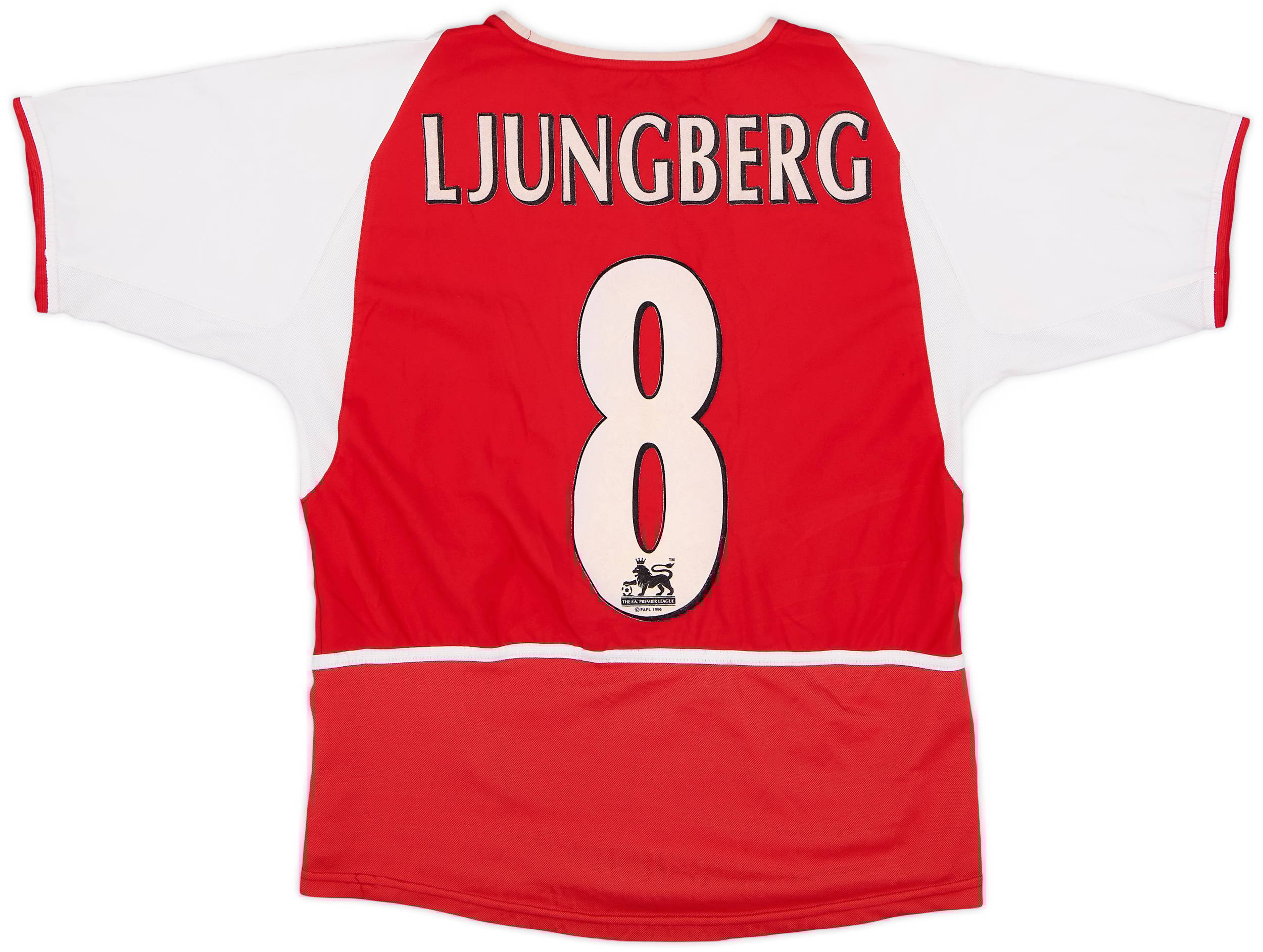 2002-04 Arsenal Home Shirt Ljungberg #8 - 9/10 - (XL.Boys)