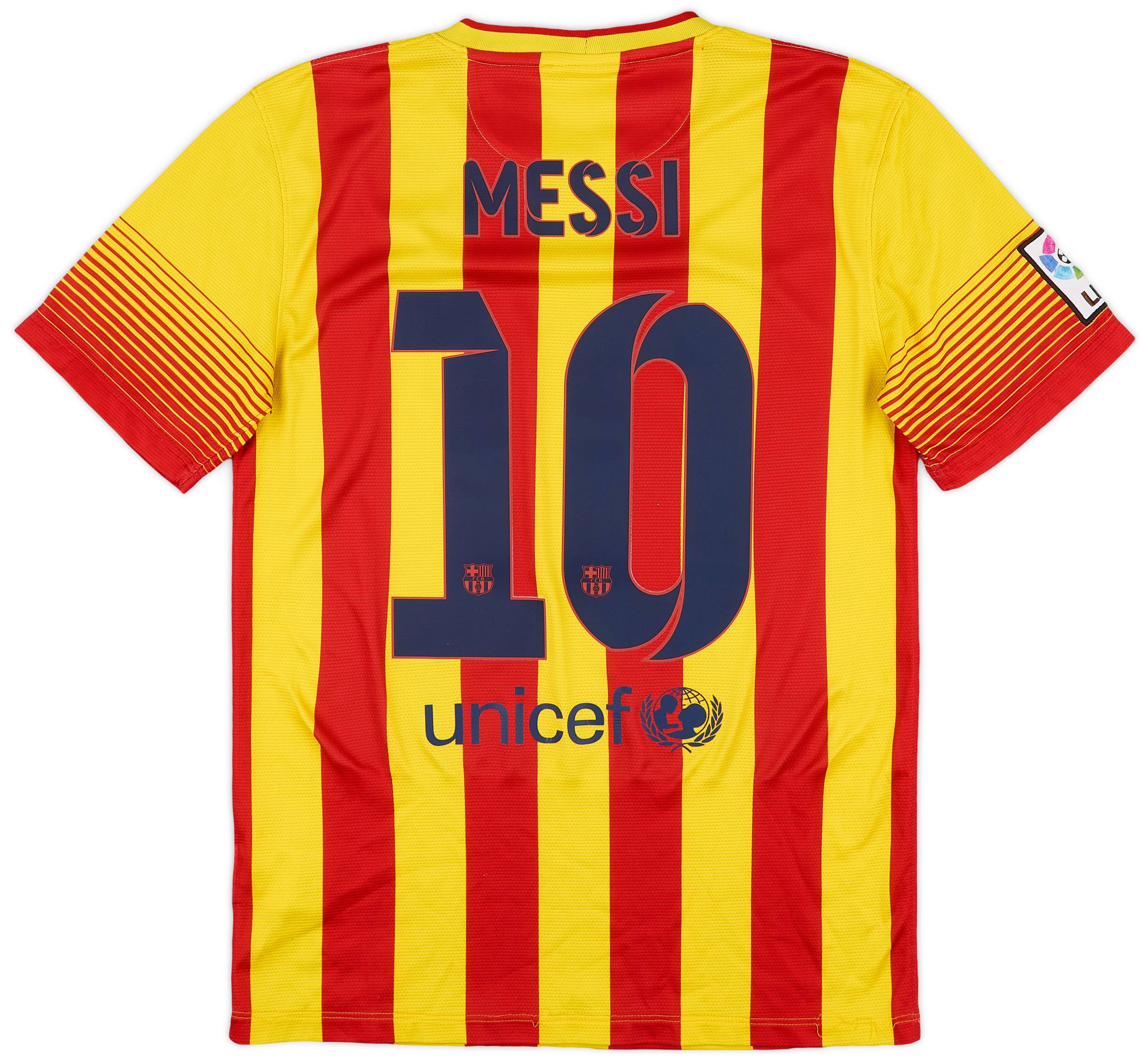 2013-15 Barcelona Away Shirt Messi #10 - 5/10 - (S)