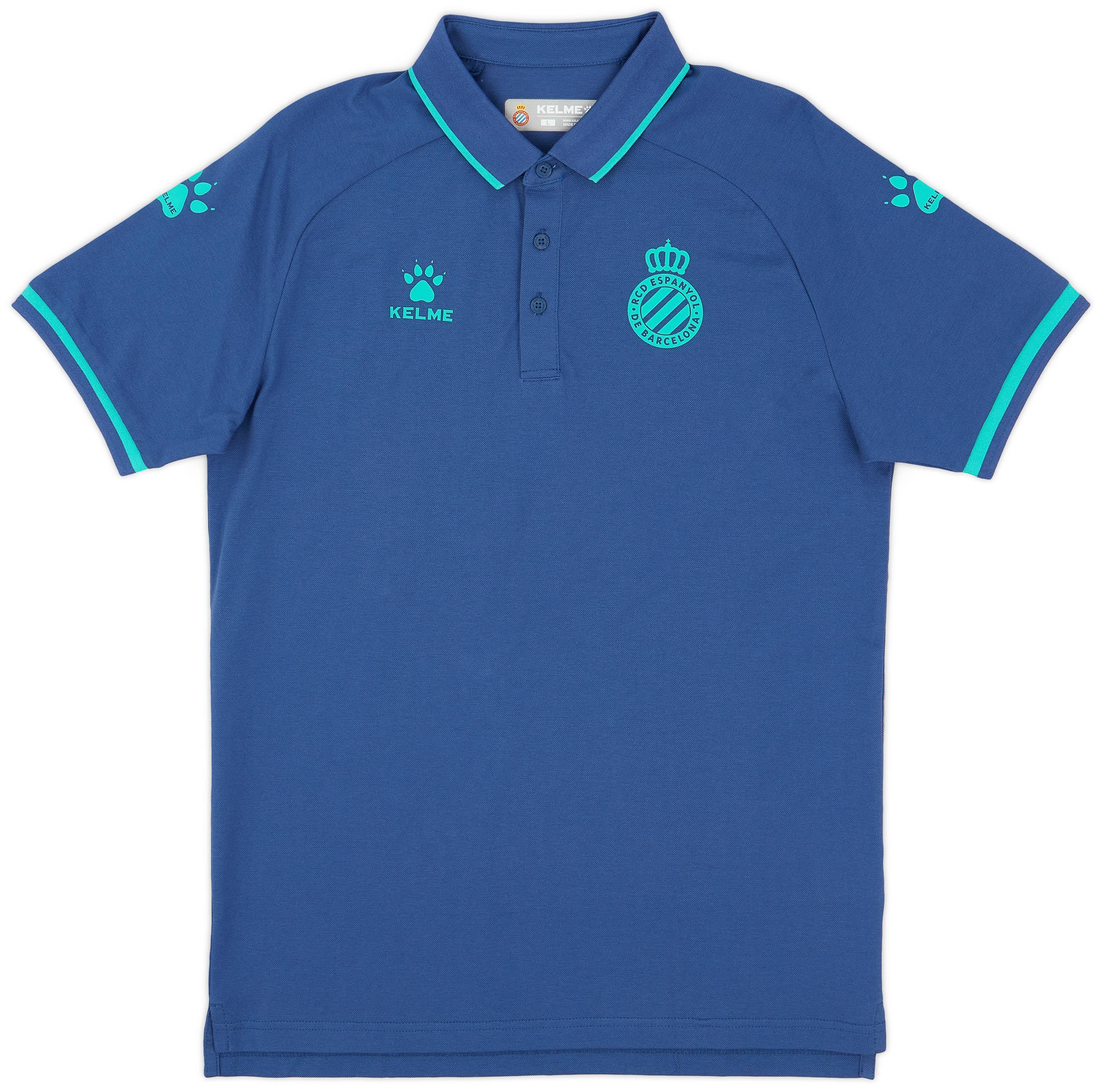 2021-22 Espanyol Kelme Polo T-Shirt (S)