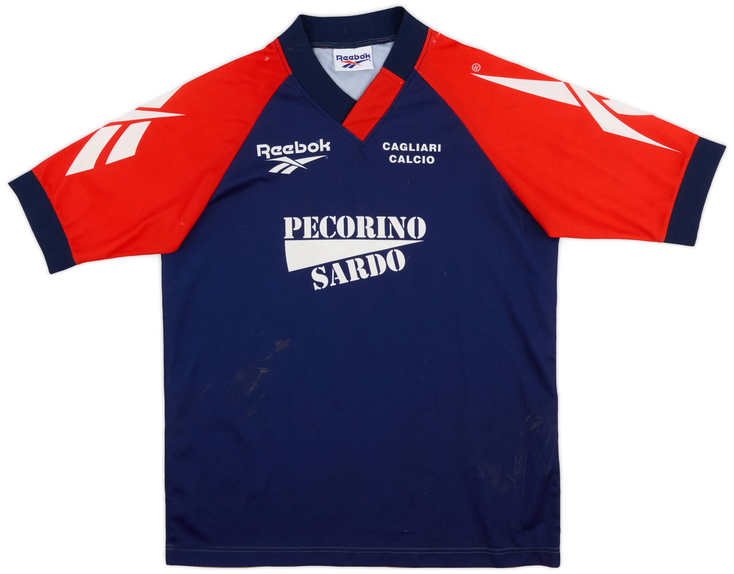 1996-98 Cagliari Reebok Training Shirt - 4/10 - (L)