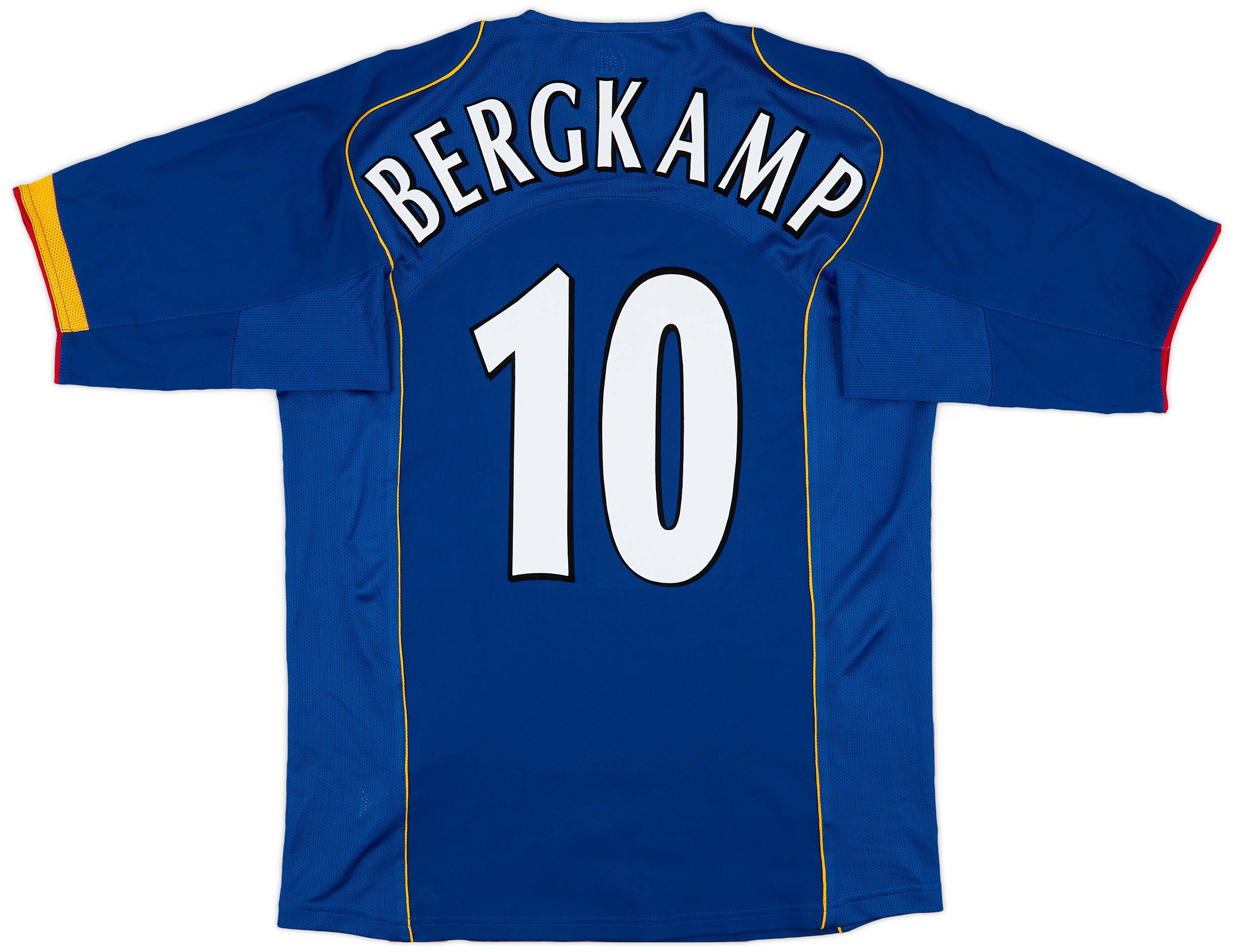 Vintage Arsenal 2004 2005 #10 BERGKAMP Shirt Jersey Nike XL